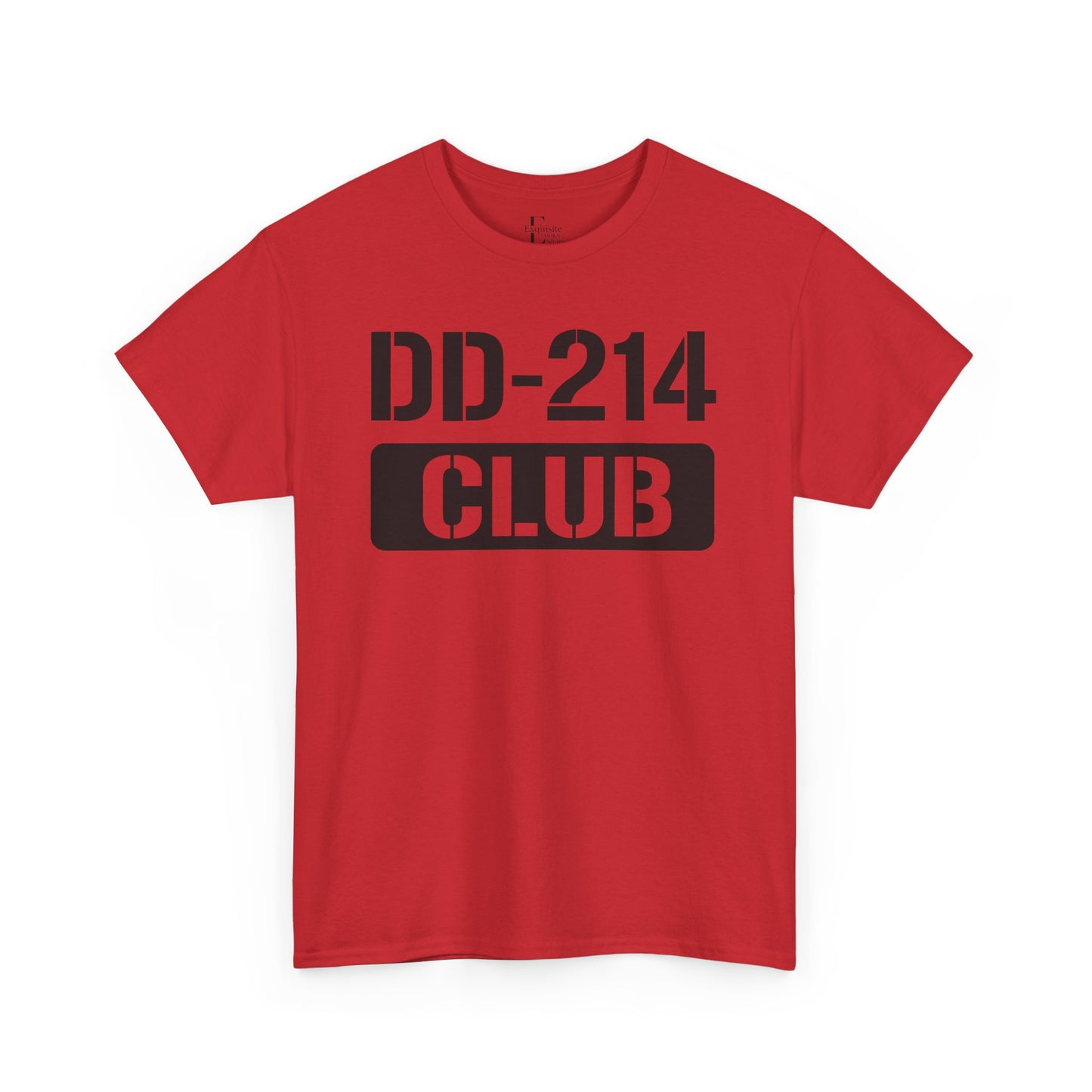 DD-214 Club Unisex Heavy Cotton Tee, Veteran Pride Shirt, Casual Wear, Military
