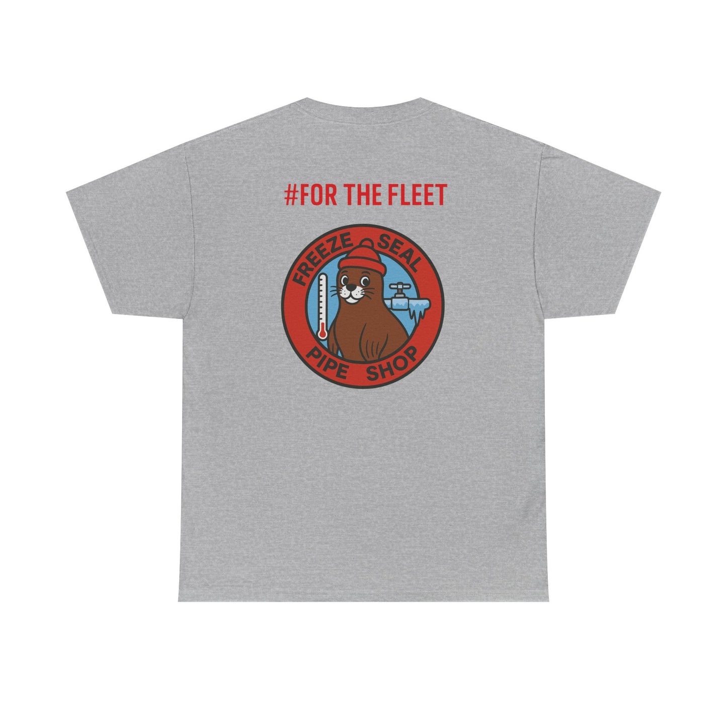 Unisex Heavy Cotton Tee with Bold Design, Casual Wear, Gift for Him/Her, Streetwear, Graphic Tee, Everyday Comfort, #ForTheFleet