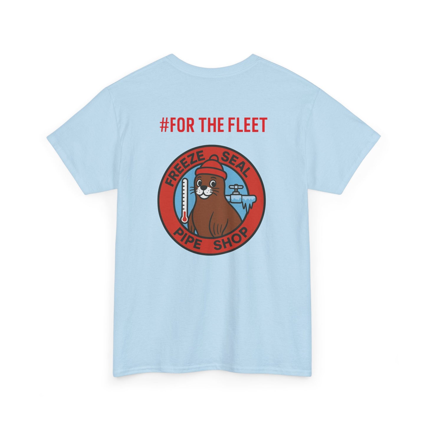 Unisex Heavy Cotton Tee with Bold Design, Casual Wear, Gift for Him/Her, Streetwear, Graphic Tee, Everyday Comfort, #ForTheFleet