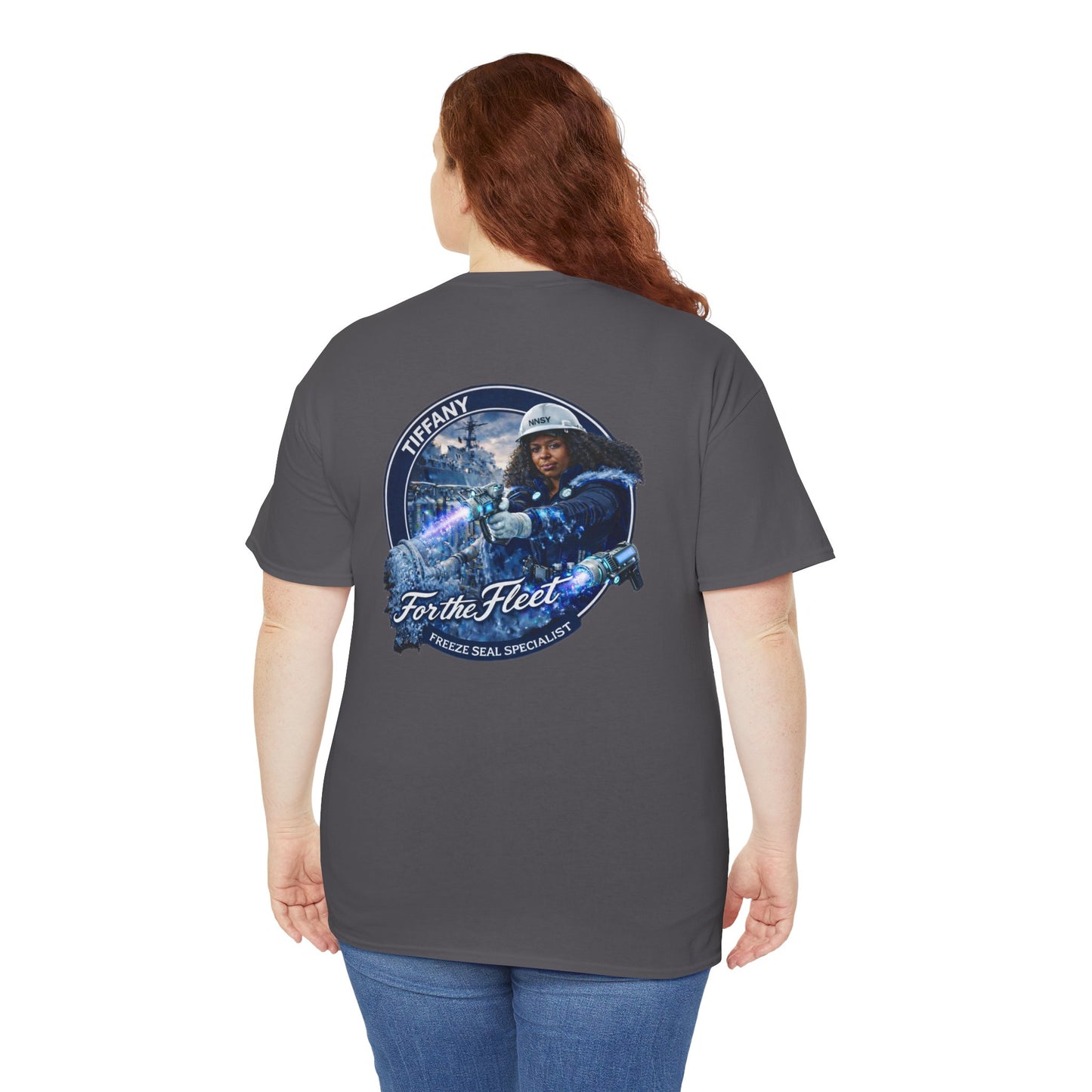 For the Fleet Tee — 'Tiffany' Space Pilot Graphic T-Shirt