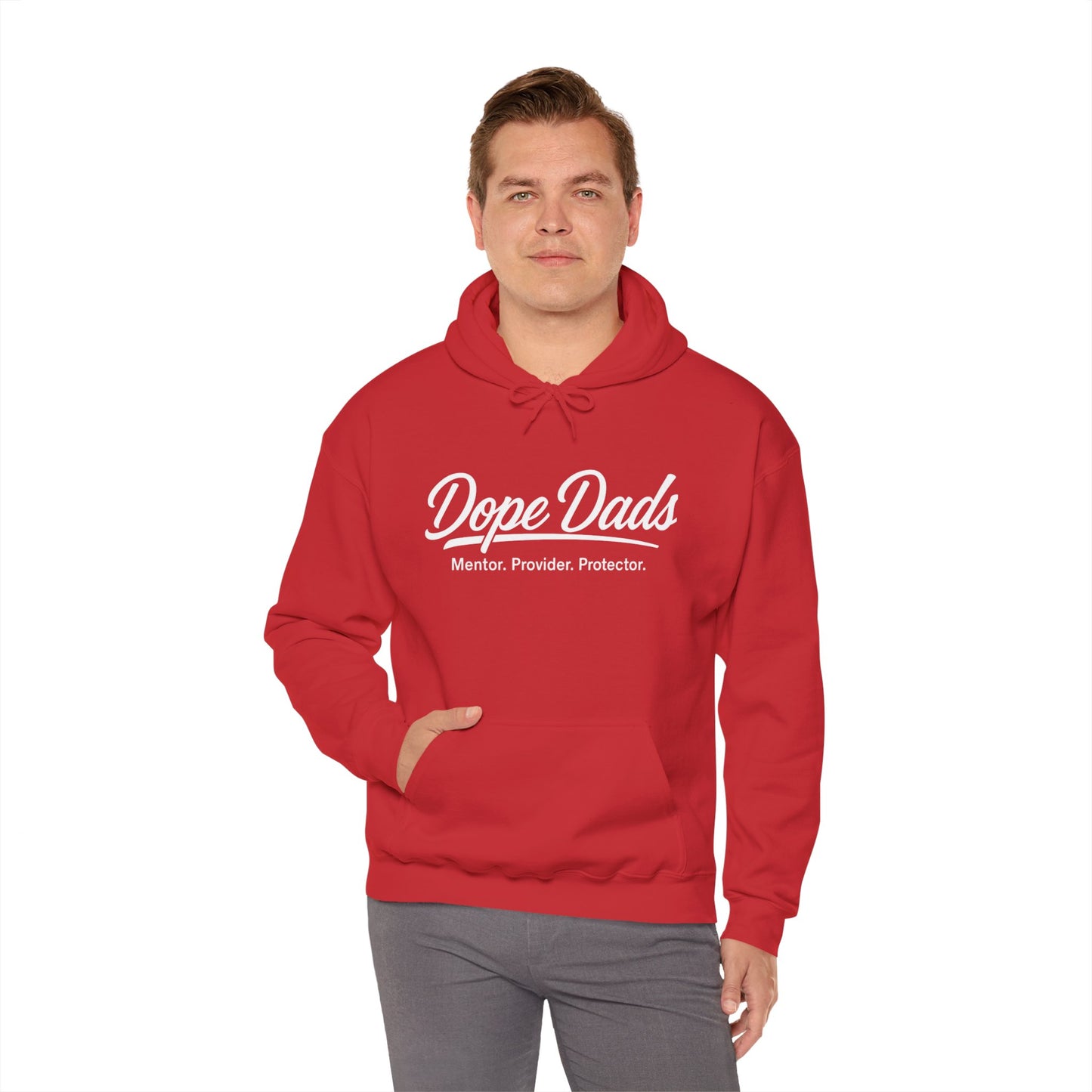 "Dope Dads: Mentor. Provider. Protector." Pullover for Proud Fathers
