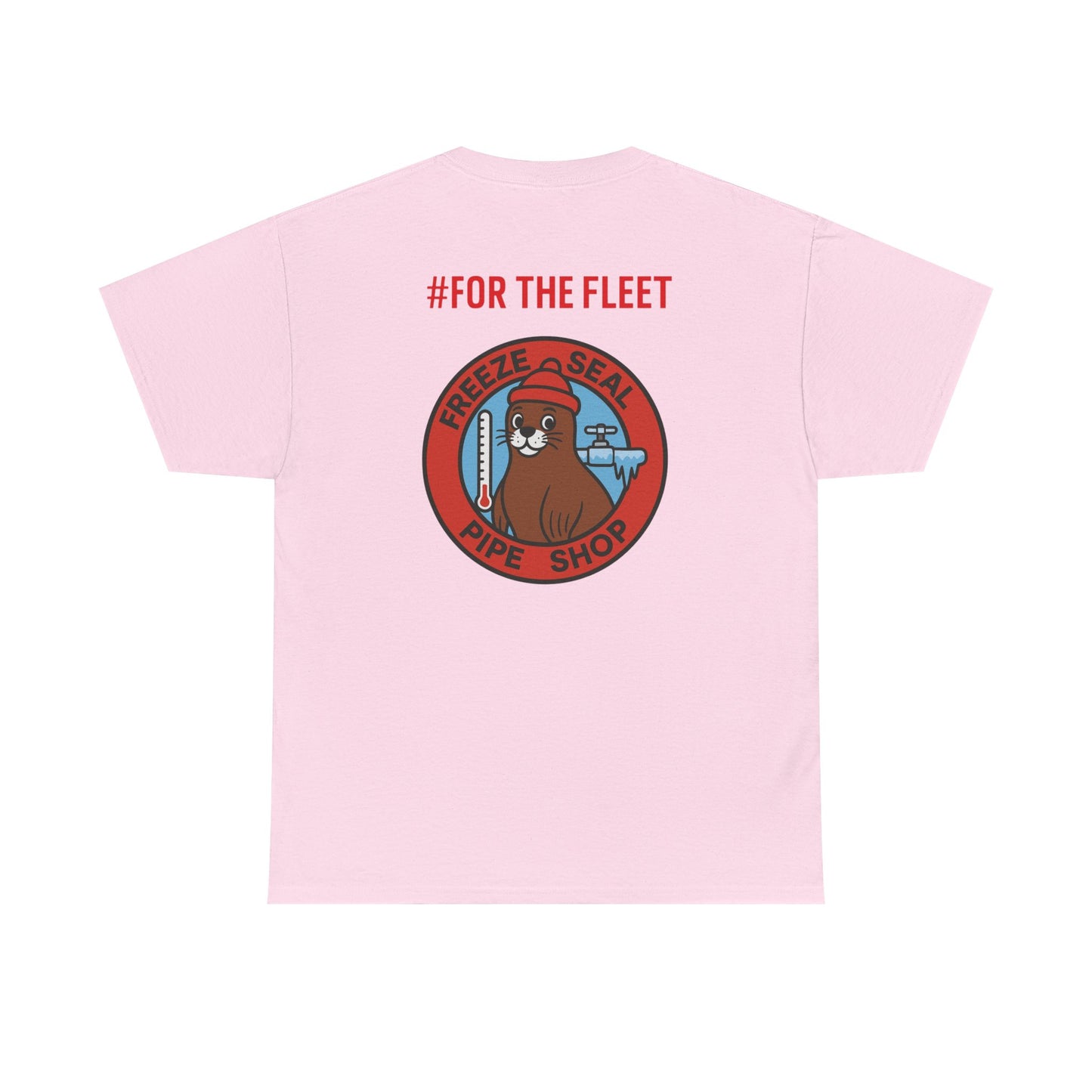 Unisex Heavy Cotton Tee with Bold Design, Casual Wear, Gift for Him/Her, Streetwear, Graphic Tee, Everyday Comfort, #ForTheFleet