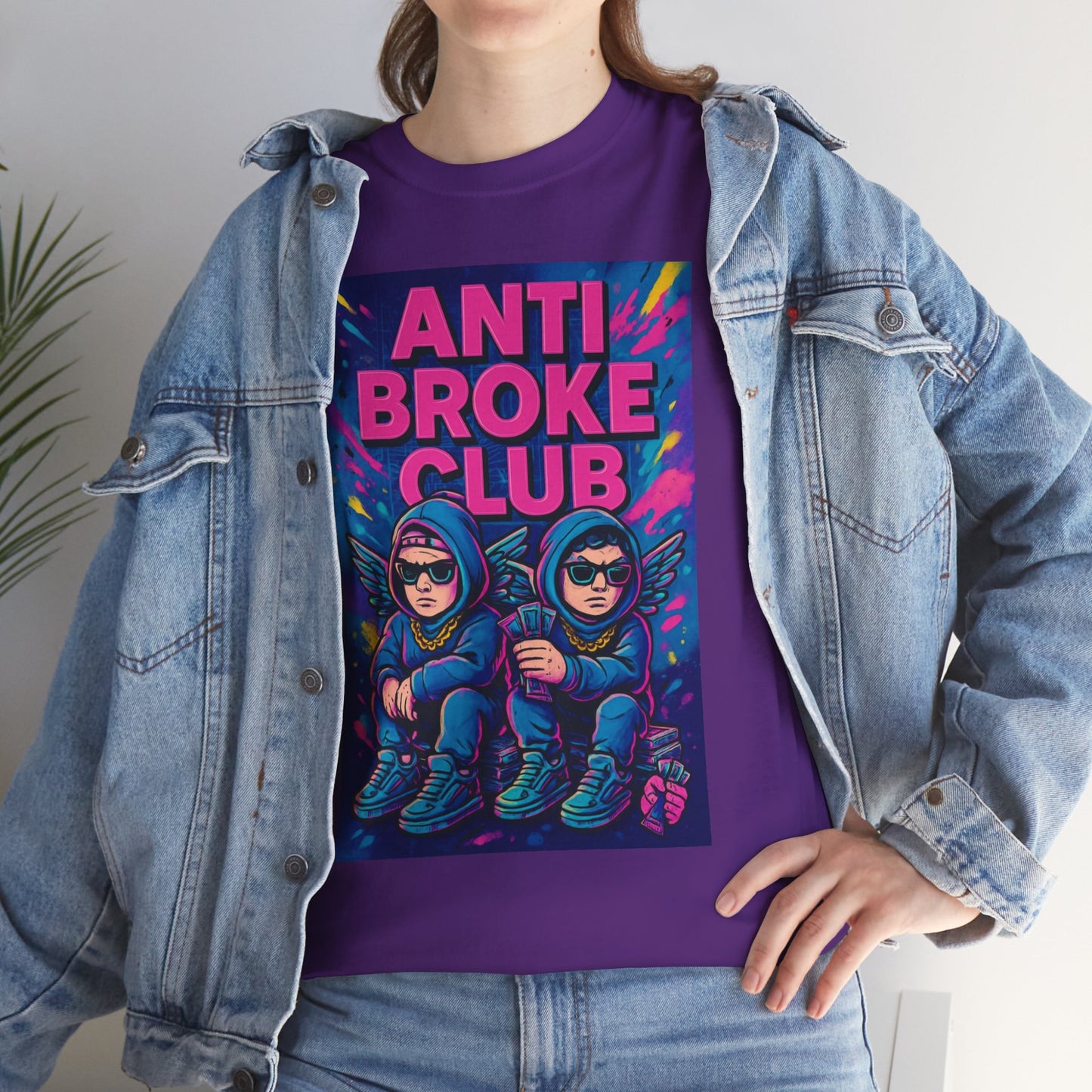Anti Broke Club graphic T-shirt