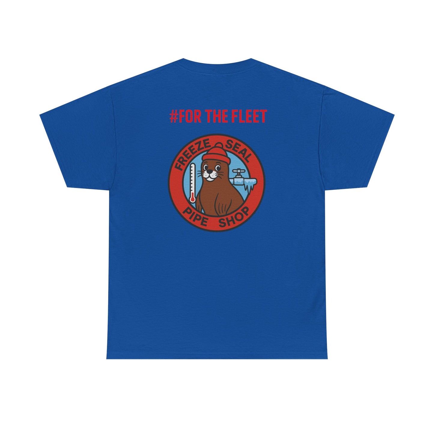 Unisex Heavy Cotton Tee with Bold Design, Casual Wear, Gift for Him/Her, Streetwear, Graphic Tee, Everyday Comfort, #ForTheFleet