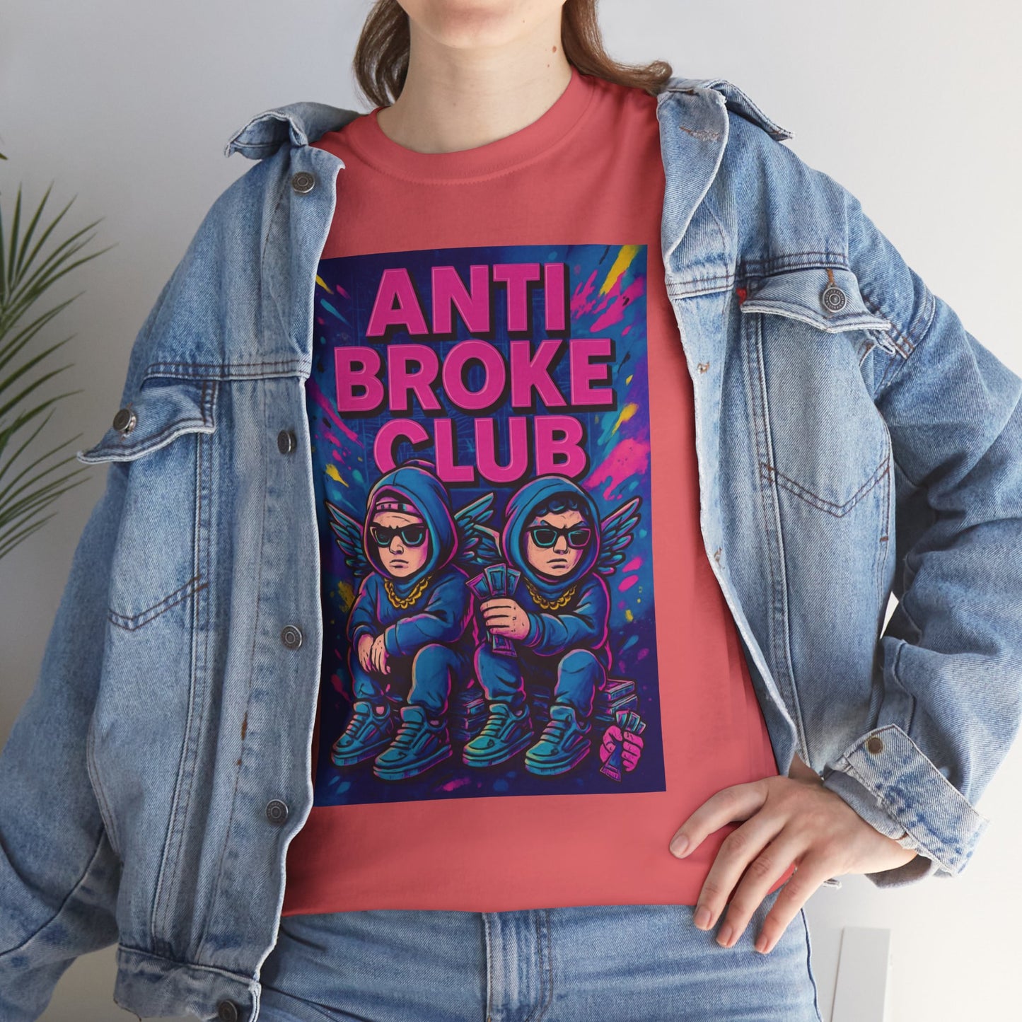 Anti Broke Club graphic T-shirt