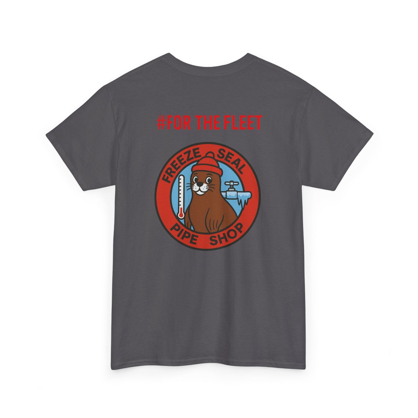 Unisex Heavy Cotton Tee with Bold Design, Casual Wear, Gift for Him/Her, Streetwear, Graphic Tee, Everyday Comfort, #ForTheFleet