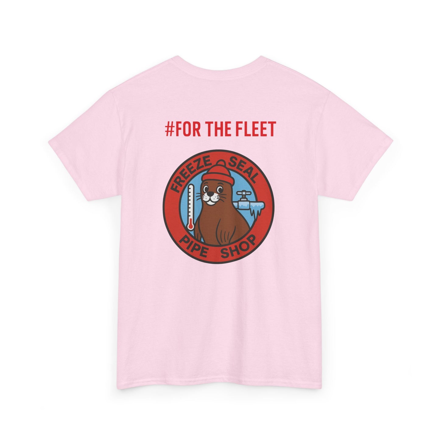 Unisex Heavy Cotton Tee with Bold Design, Casual Wear, Gift for Him/Her, Streetwear, Graphic Tee, Everyday Comfort, #ForTheFleet