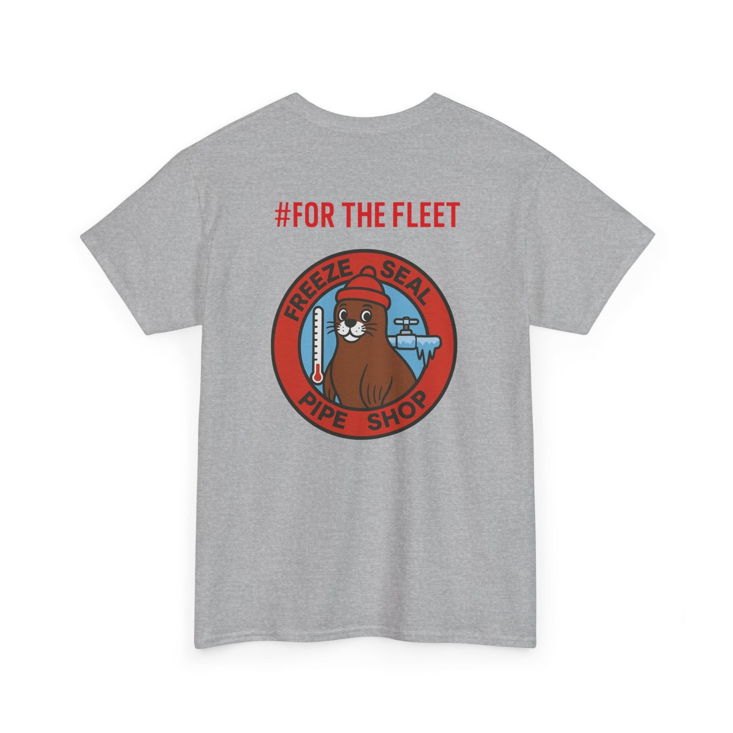 Unisex Heavy Cotton Tee with Bold Design, Casual Wear, Gift for Him/Her, Streetwear, Graphic Tee, Everyday Comfort, #ForTheFleet