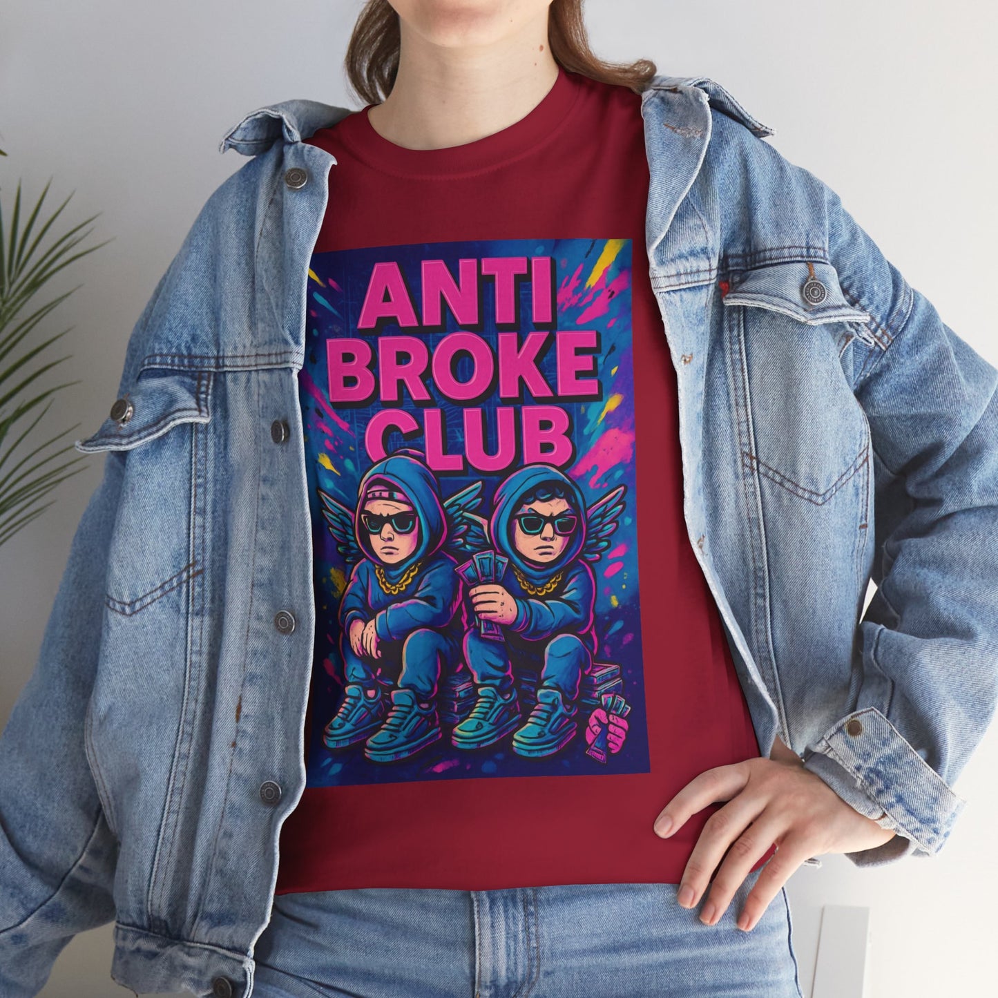 Anti Broke Club graphic T-shirt