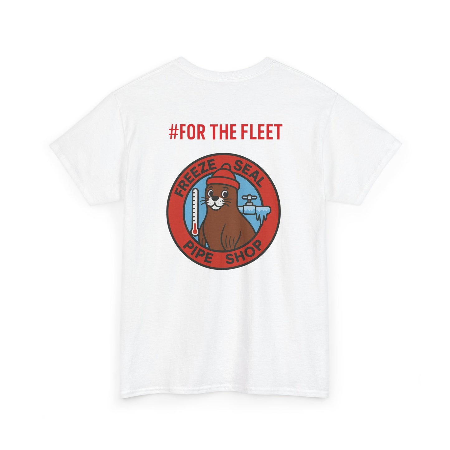 Unisex Heavy Cotton Tee with Bold Design, Casual Wear, Gift for Him/Her, Streetwear, Graphic Tee, Everyday Comfort, #ForTheFleet
