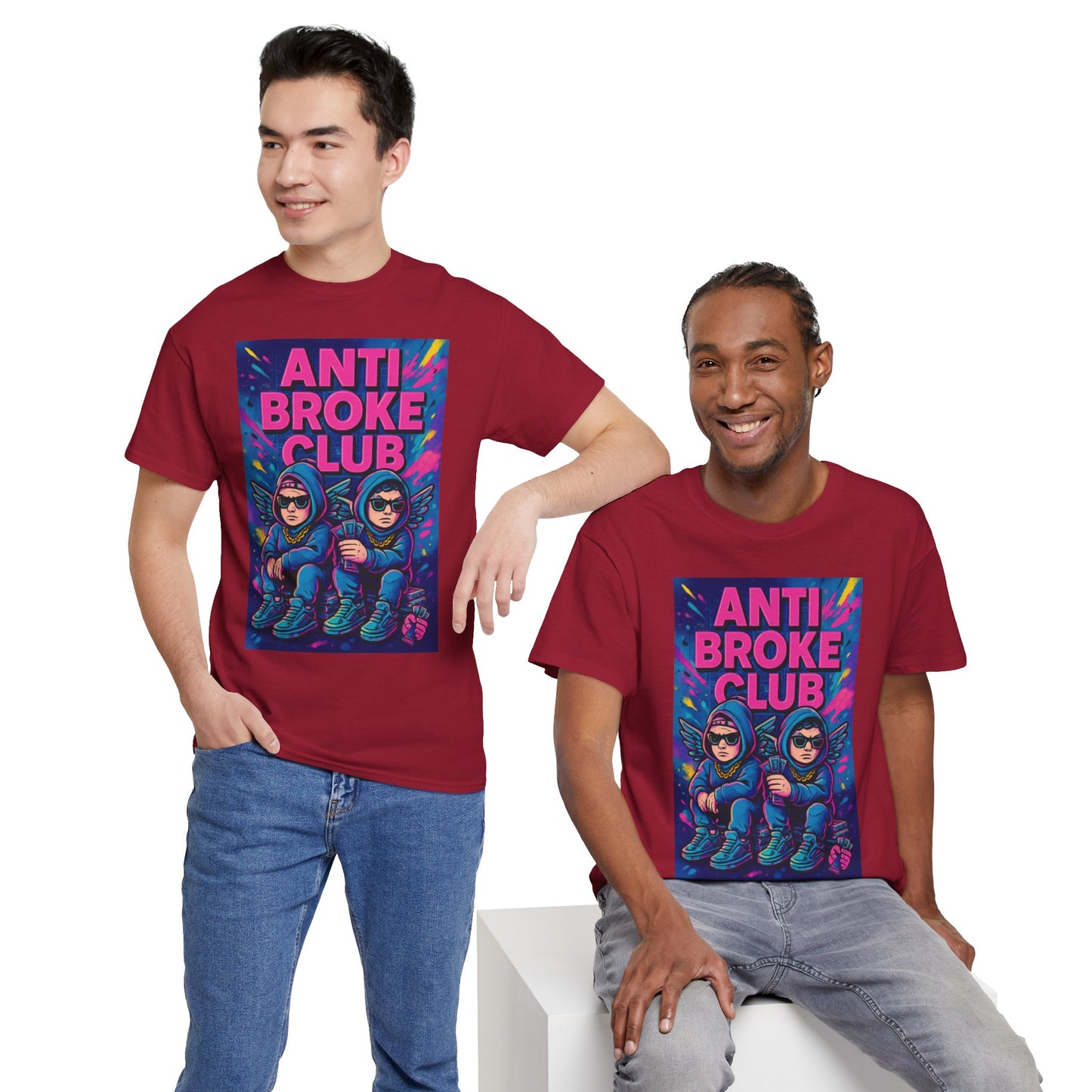 Anti Broke Club graphic T-shirt