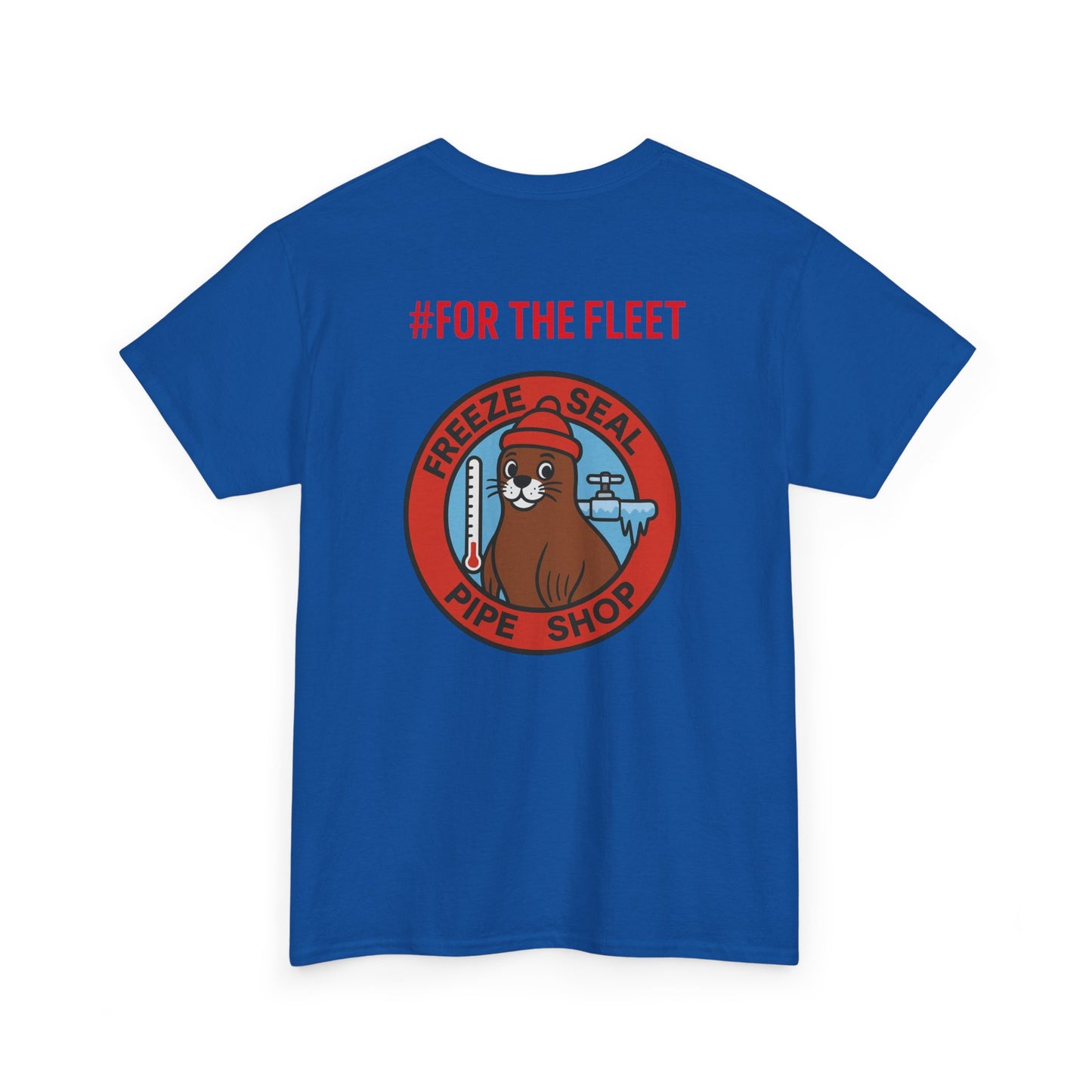Unisex Heavy Cotton Tee with Bold Design, Casual Wear, Gift for Him/Her, Streetwear, Graphic Tee, Everyday Comfort, #ForTheFleet