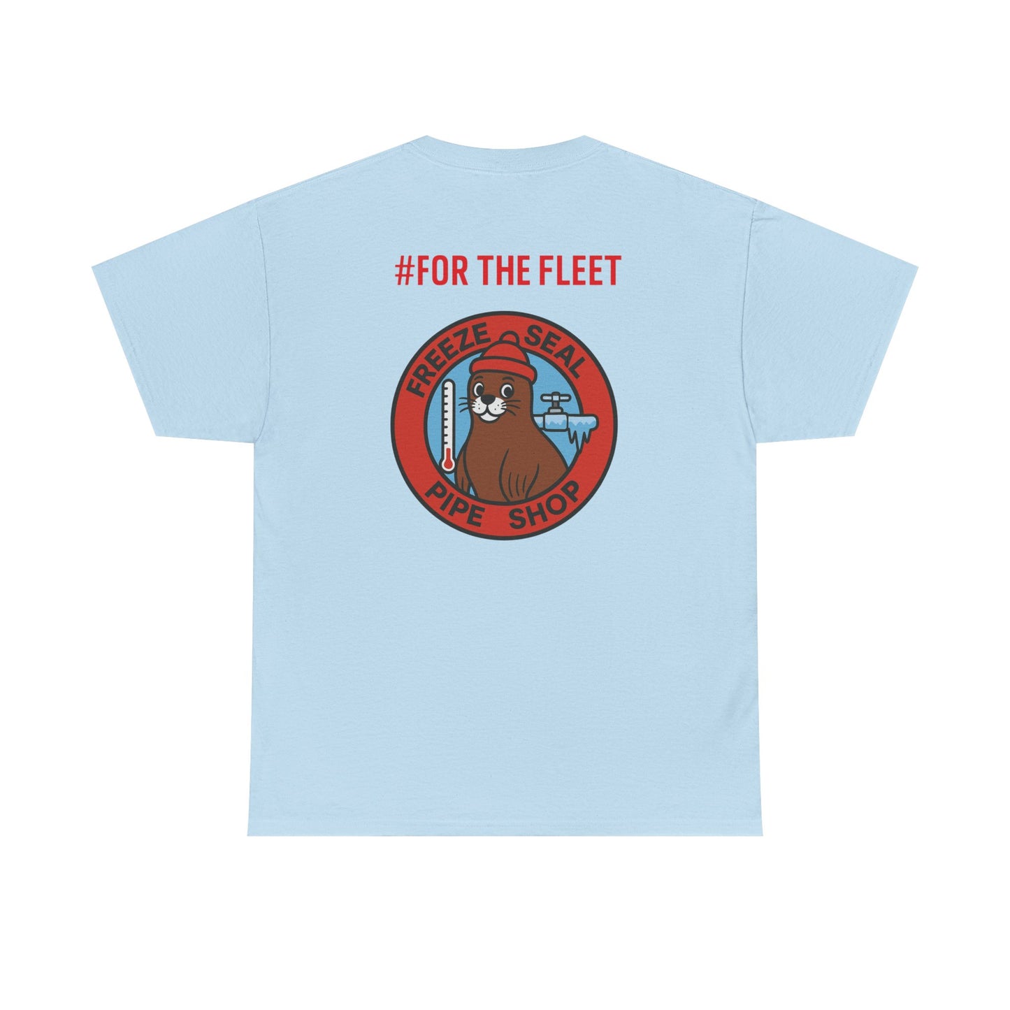 Unisex Heavy Cotton Tee with Bold Design, Casual Wear, Gift for Him/Her, Streetwear, Graphic Tee, Everyday Comfort, #ForTheFleet