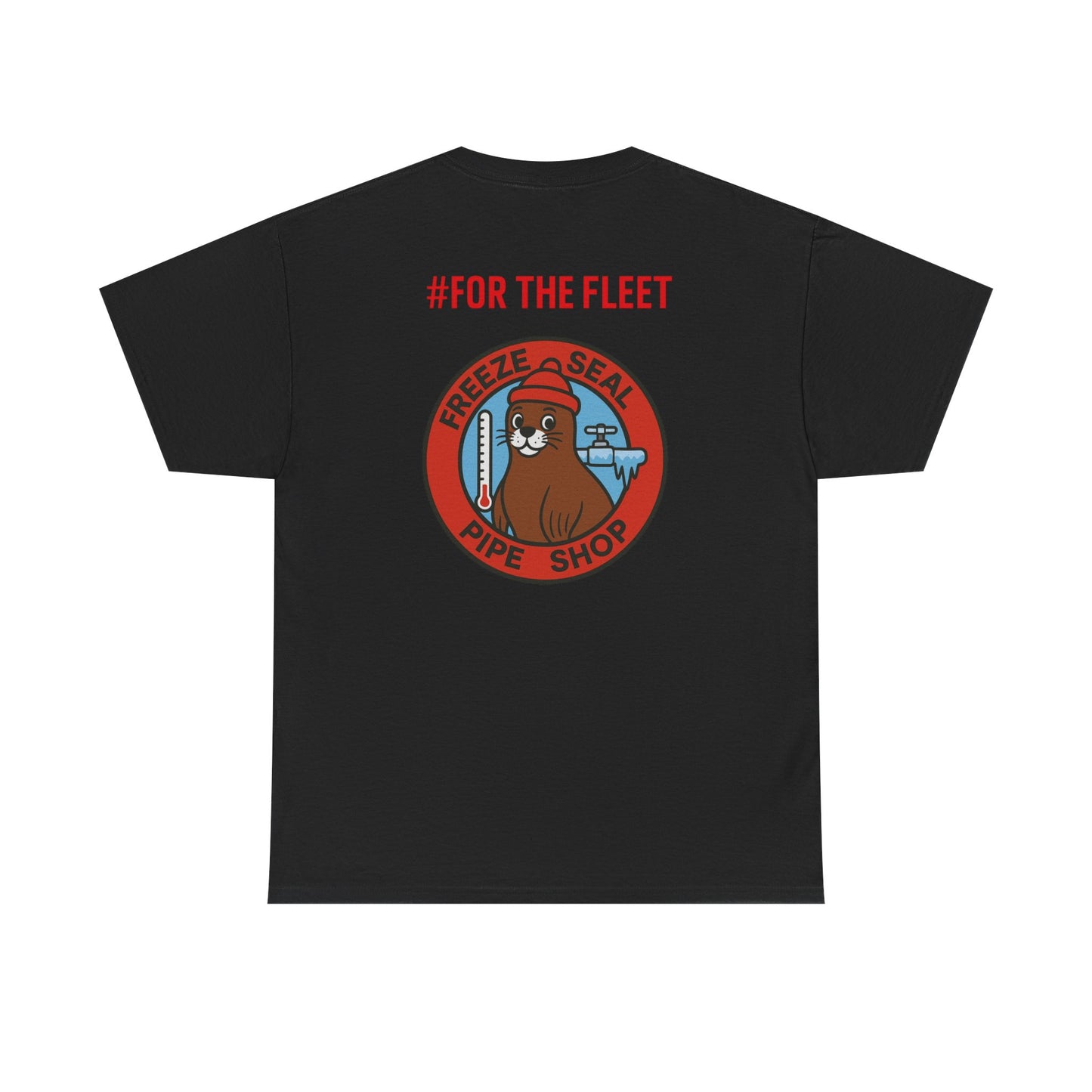 Unisex Heavy Cotton Tee with Bold Design, Casual Wear, Gift for Him/Her, Streetwear, Graphic Tee, Everyday Comfort, #ForTheFleet