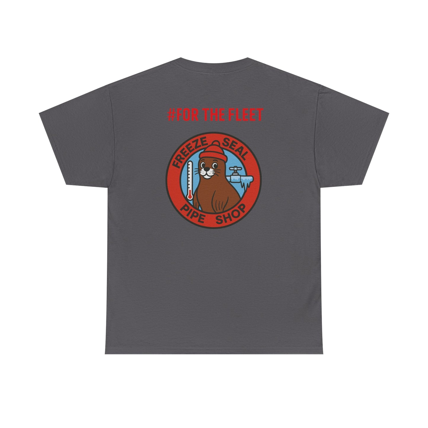 Unisex Heavy Cotton Tee with Bold Design, Casual Wear, Gift for Him/Her, Streetwear, Graphic Tee, Everyday Comfort, #ForTheFleet