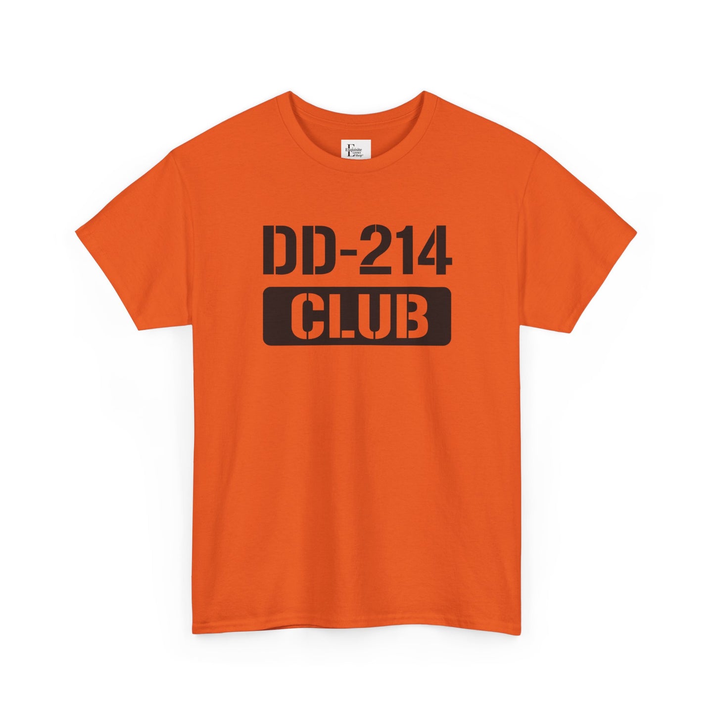 DD-214 Club Unisex Heavy Cotton Tee, Veterans Shirt, Patriotic T-Shirt, Casual Wear, Military Pride Apparel