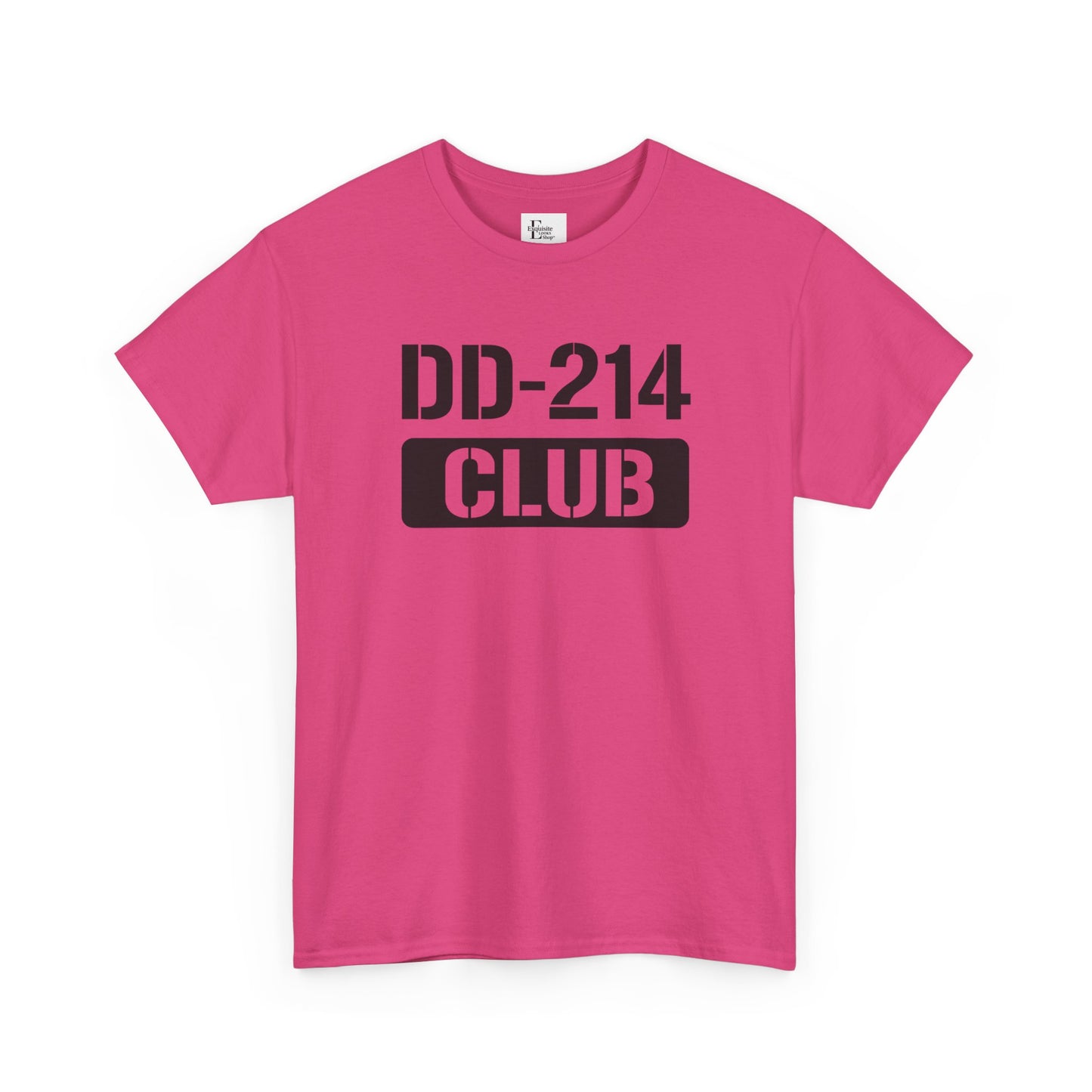 DD-214 Club Unisex Heavy Cotton Tee, Veterans Shirt, Patriotic T-Shirt, Casual Wear, Military Pride Apparel