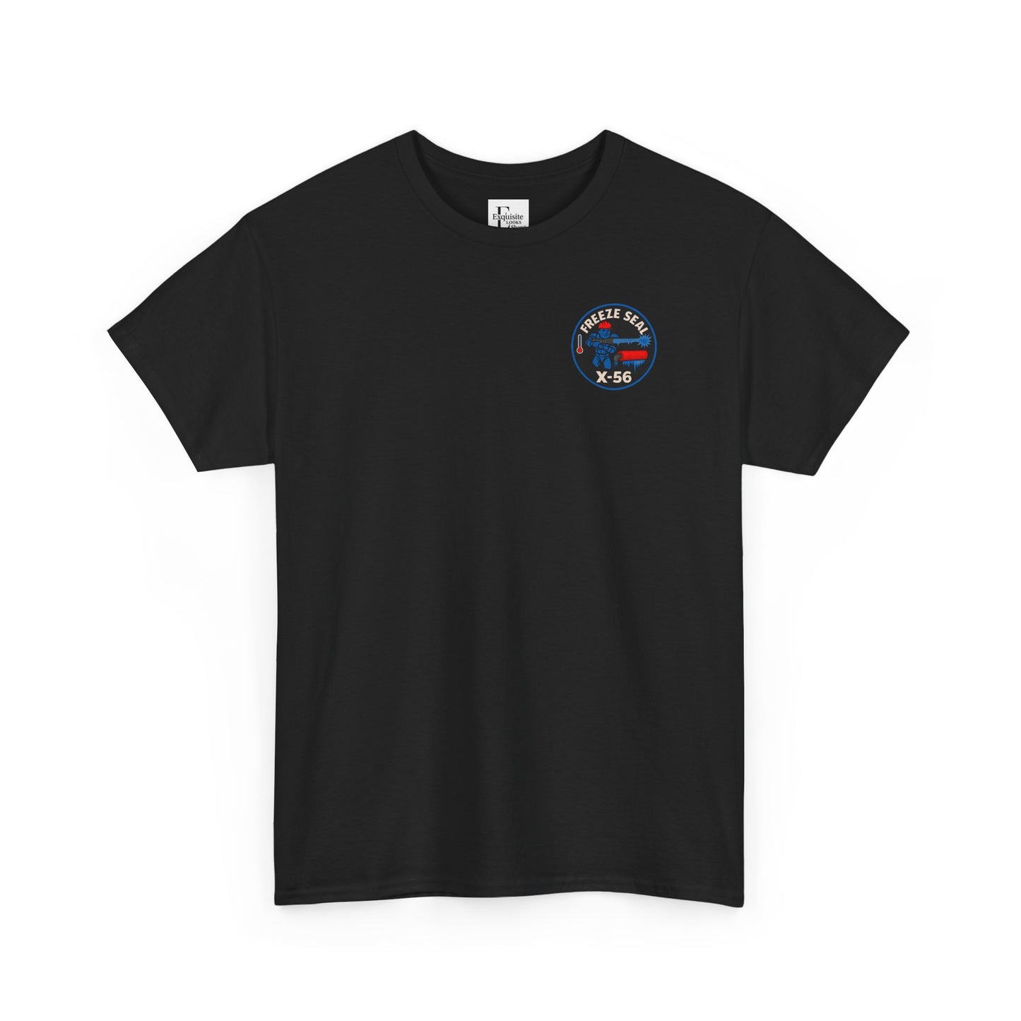 Freeze Seal worker red jacket t shirt  Unisex Cotton Tee