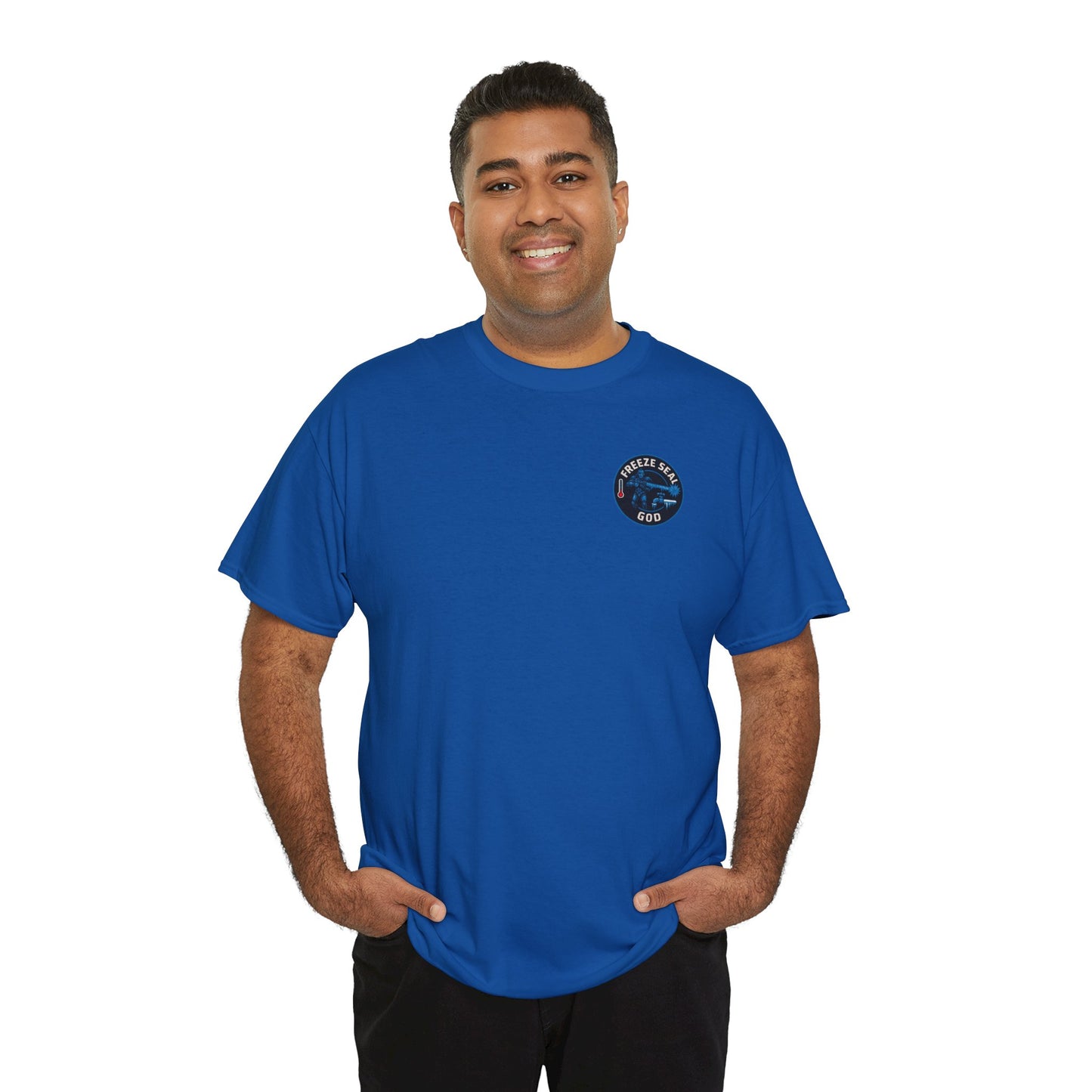 Freeze seal god logo unisex Heavy Cotton Tee