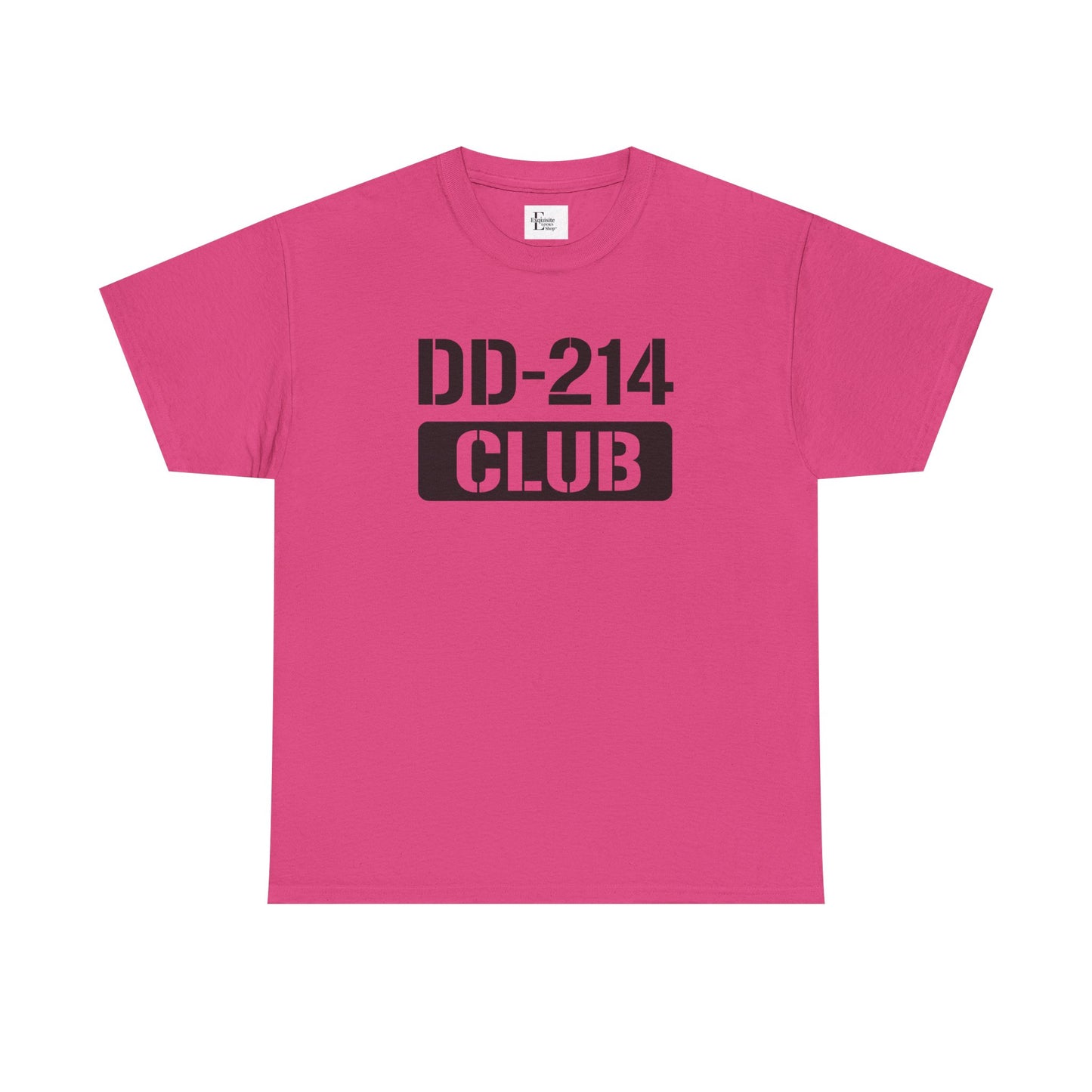 DD-214 Club Unisex Heavy Cotton Tee, Veterans Shirt, Patriotic T-Shirt, Casual Wear, Military Pride Apparel