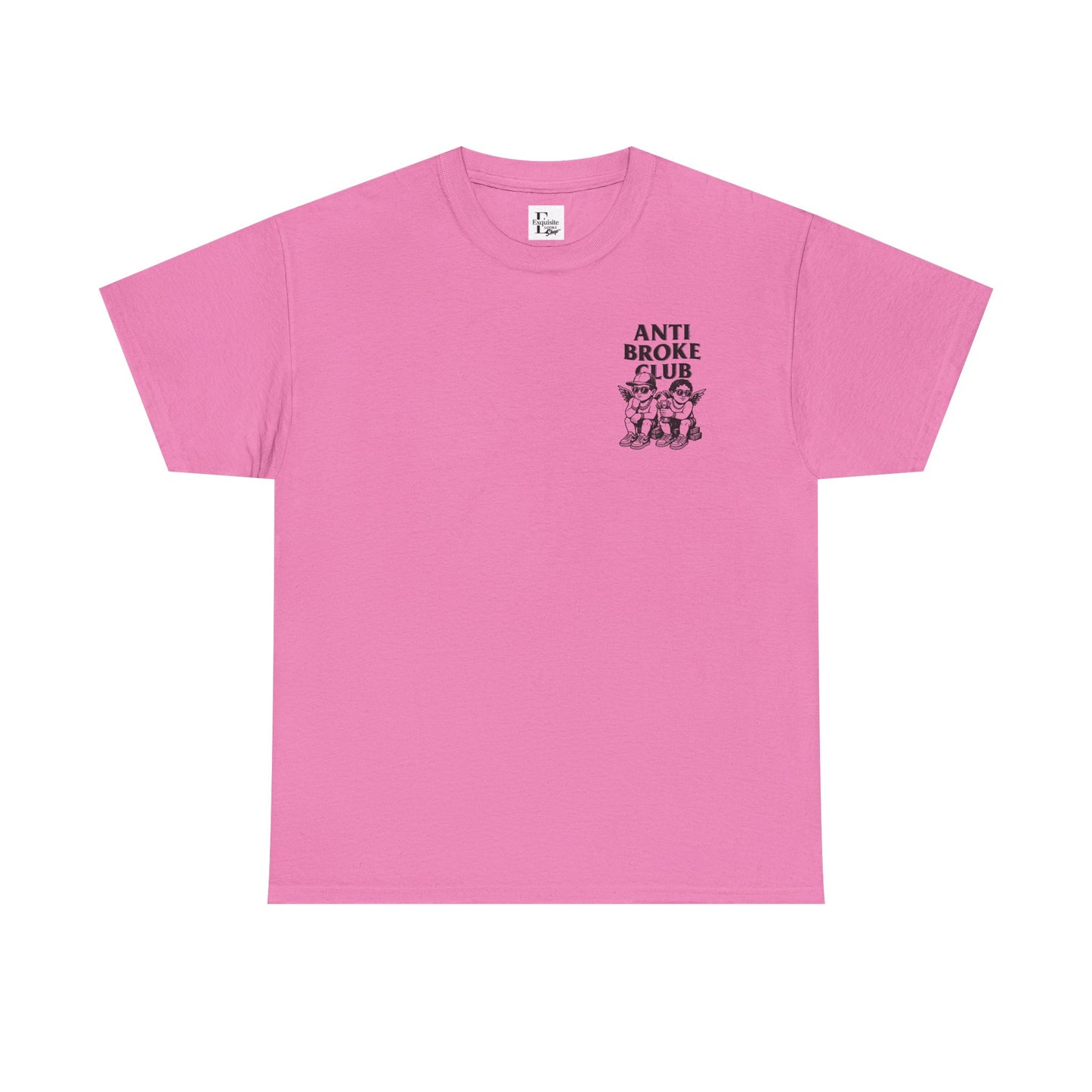 Anti Broke Club Graphic Tee, Casual Wear, Gift for Friends, Streetwear, Statement Shirt