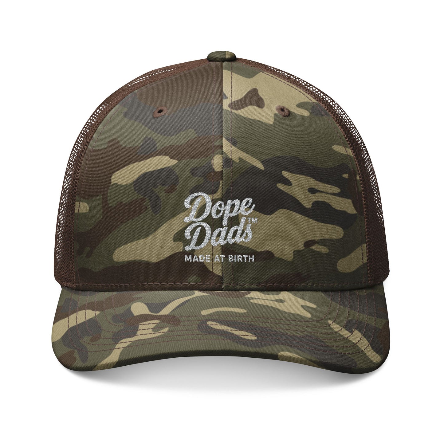 Dope dads Camouflage Trucker Hat for Dads