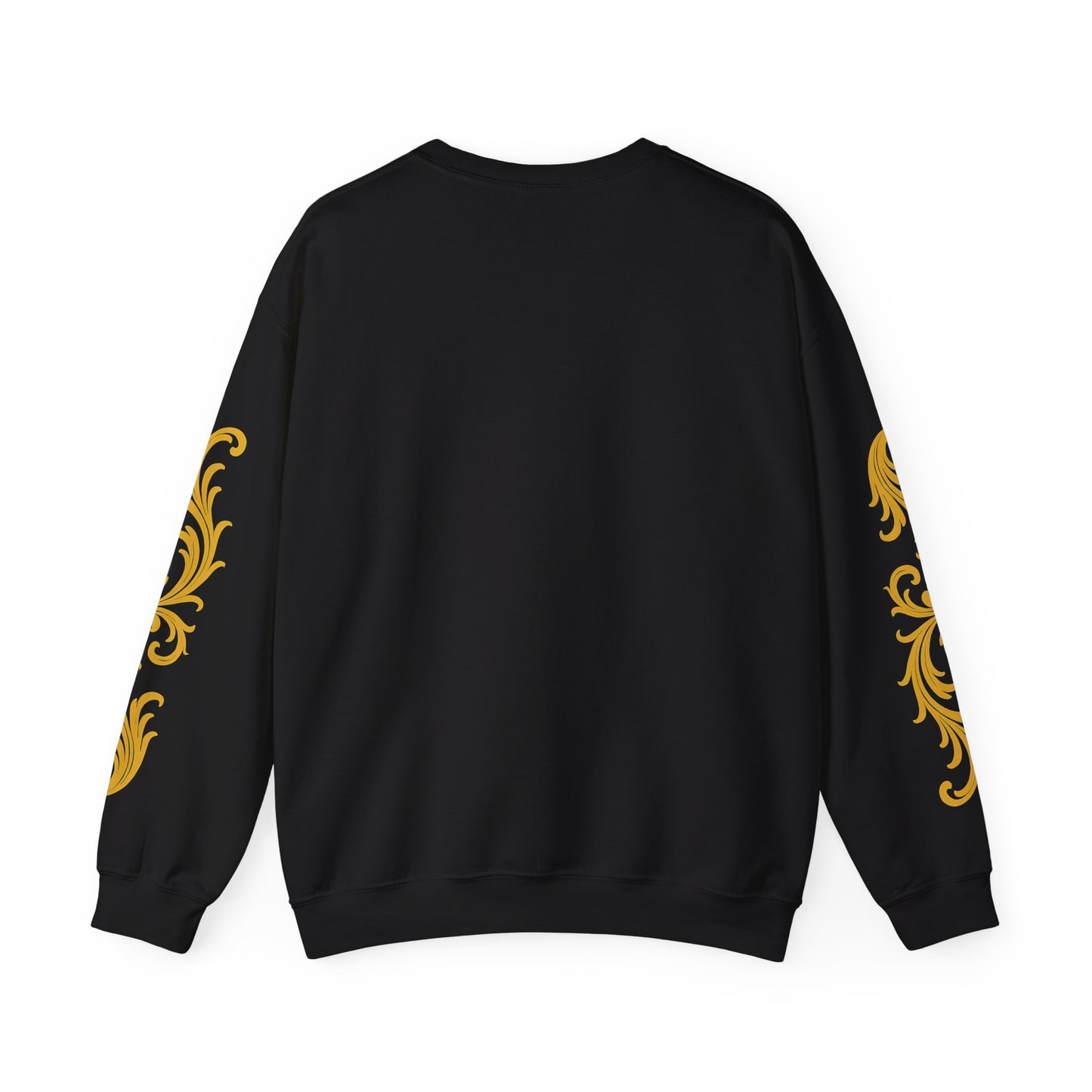 "Sovrn" sovereign  Wear the throne"  Luxury Gold Crest Crewneck Sweatshirt