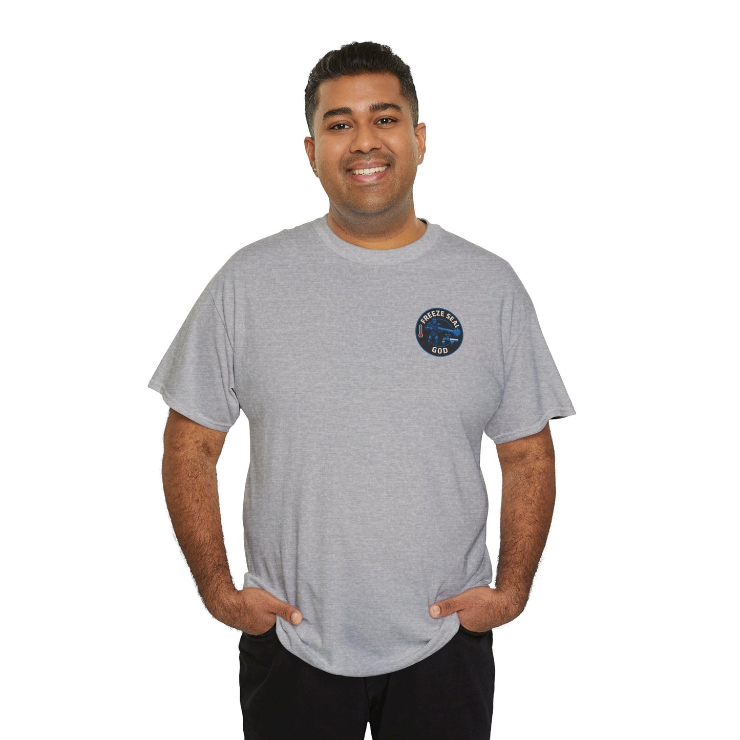 Freeze seal god logo unisex Heavy Cotton Tee