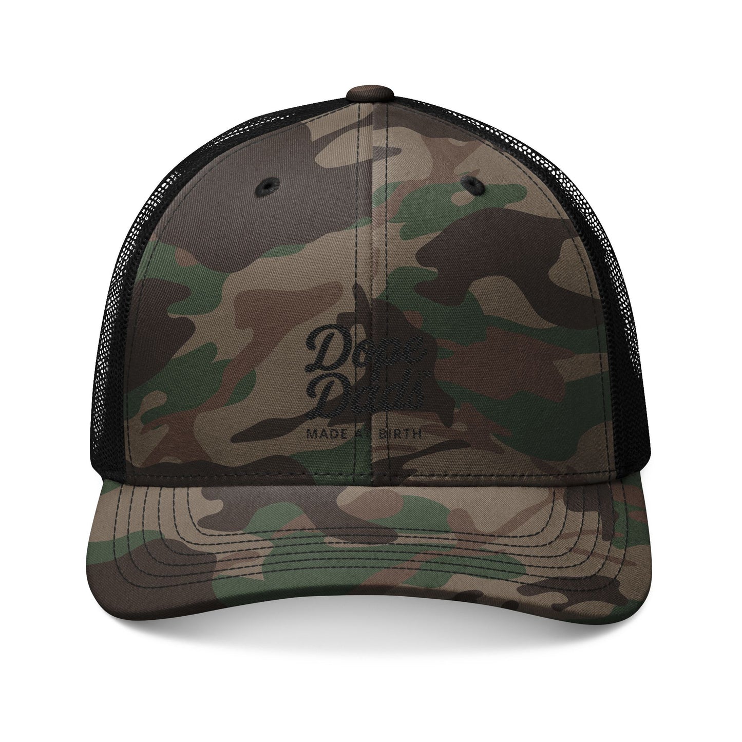 Camouflage Trucker Hat (Embroidery)