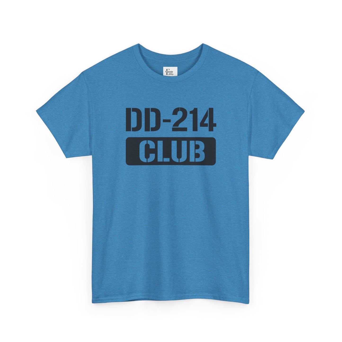 DD-214 Club Unisex Heavy Cotton Tee, Veterans Shirt, Patriotic T-Shirt, Casual Wear, Military Pride Apparel