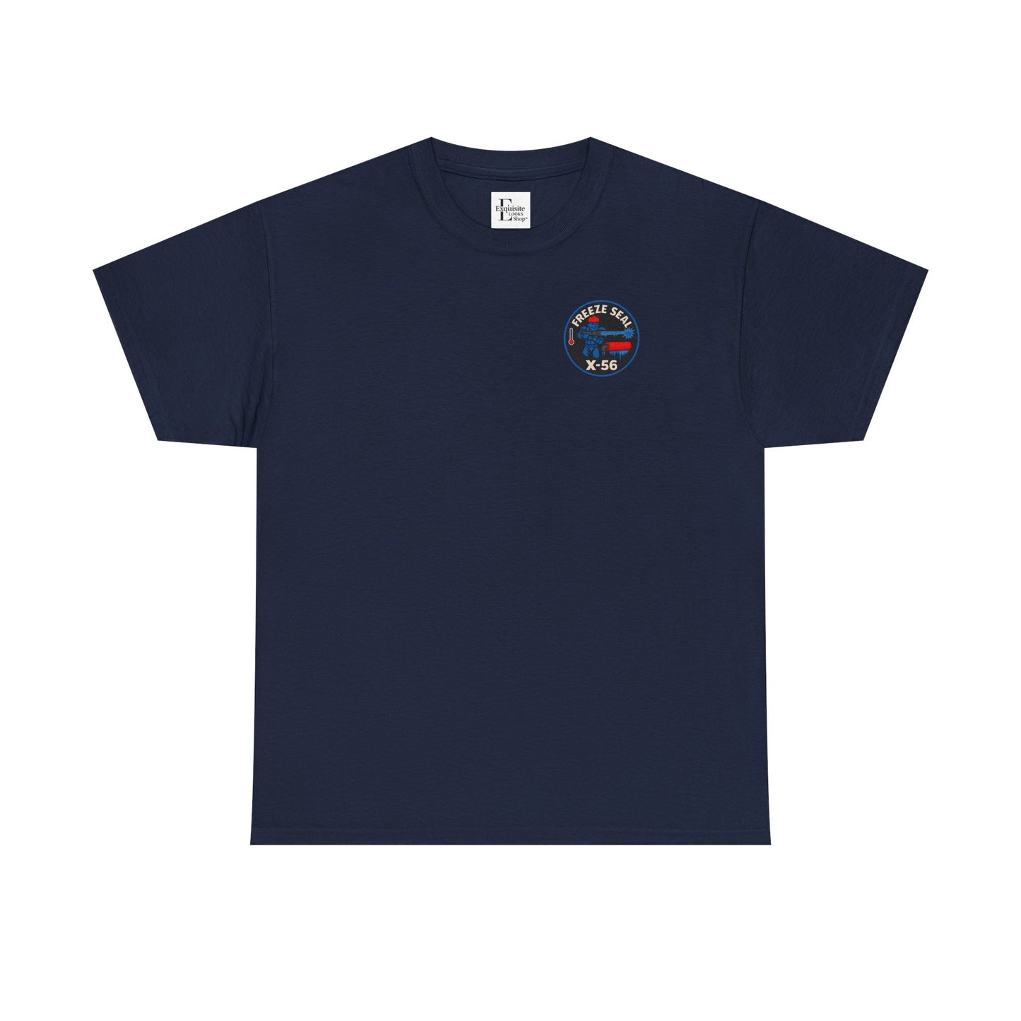 Freeze Seal worker red jacket t shirt  Unisex Cotton Tee