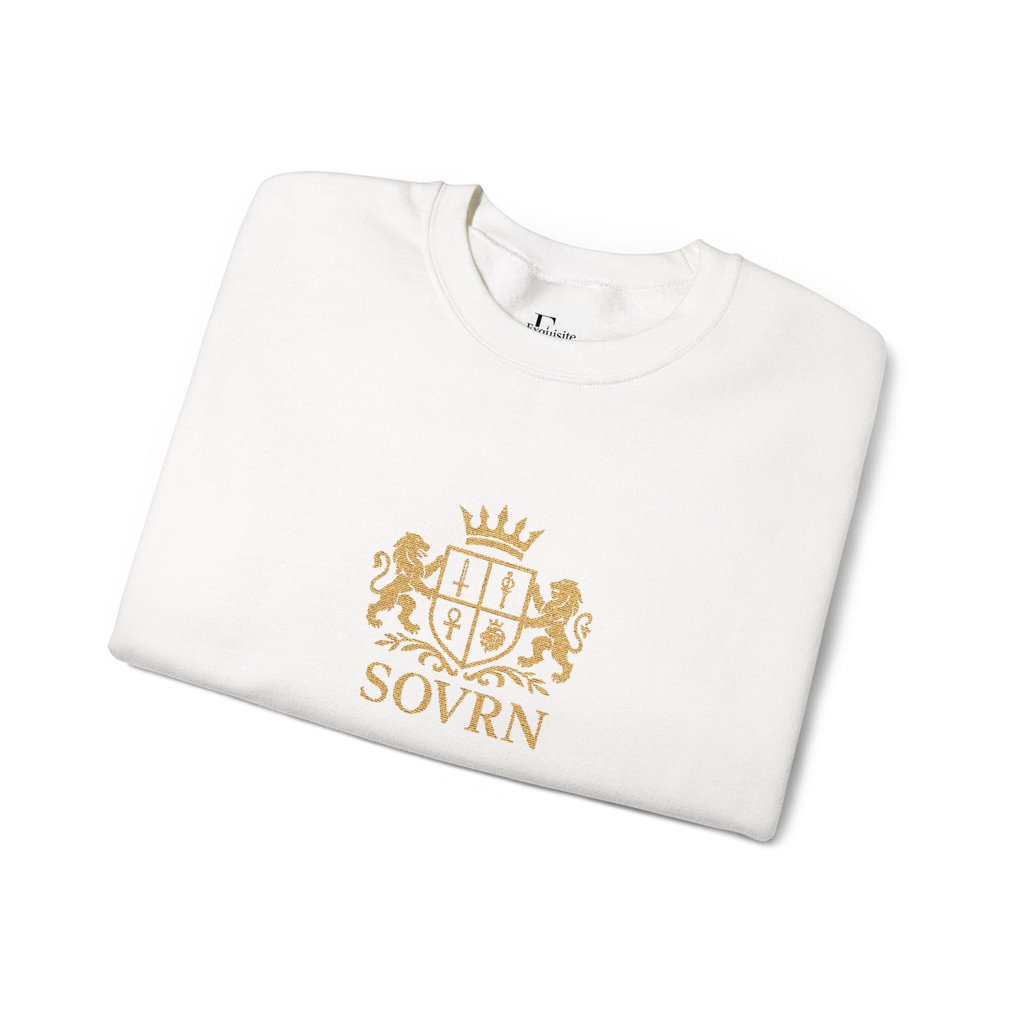 SOVRN "Red and Gold" Embroidered sweatshirt