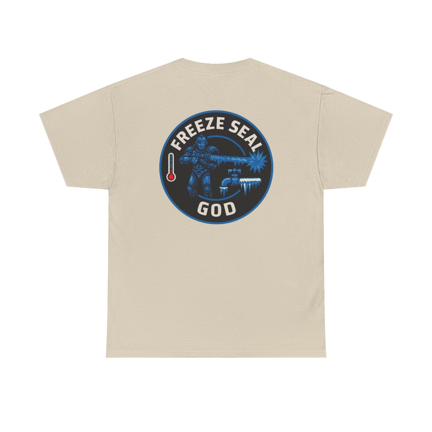 Freeze seal god logo unisex Heavy Cotton Tee