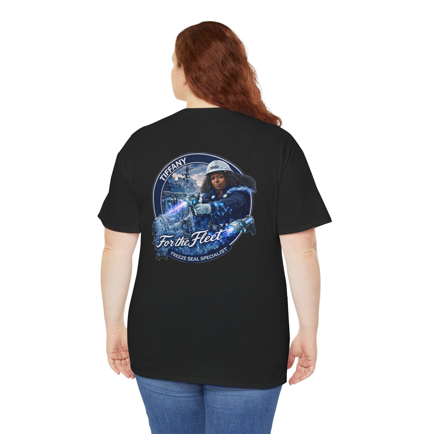 For the Fleet Tee — 'Tiffany' Space Pilot Graphic T-Shirt
