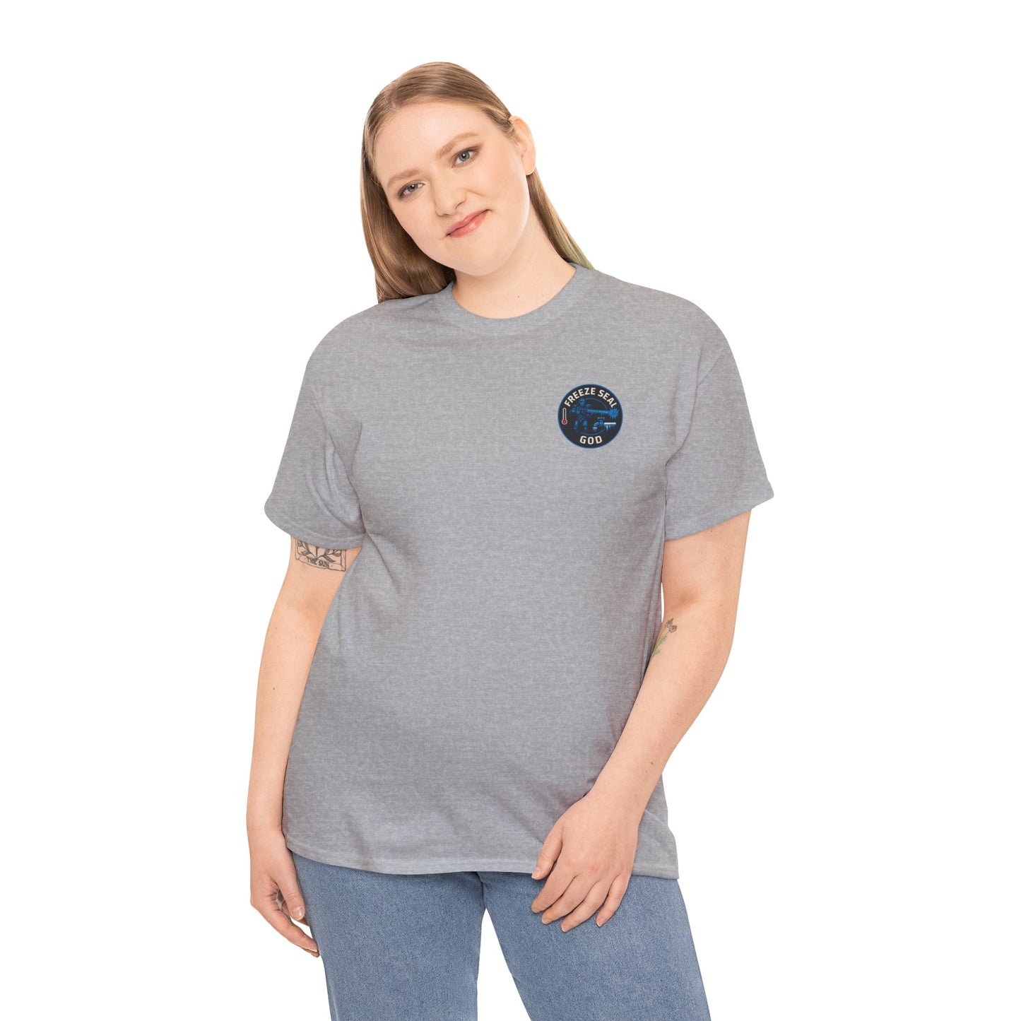 Freeze seal god logo unisex Heavy Cotton Tee