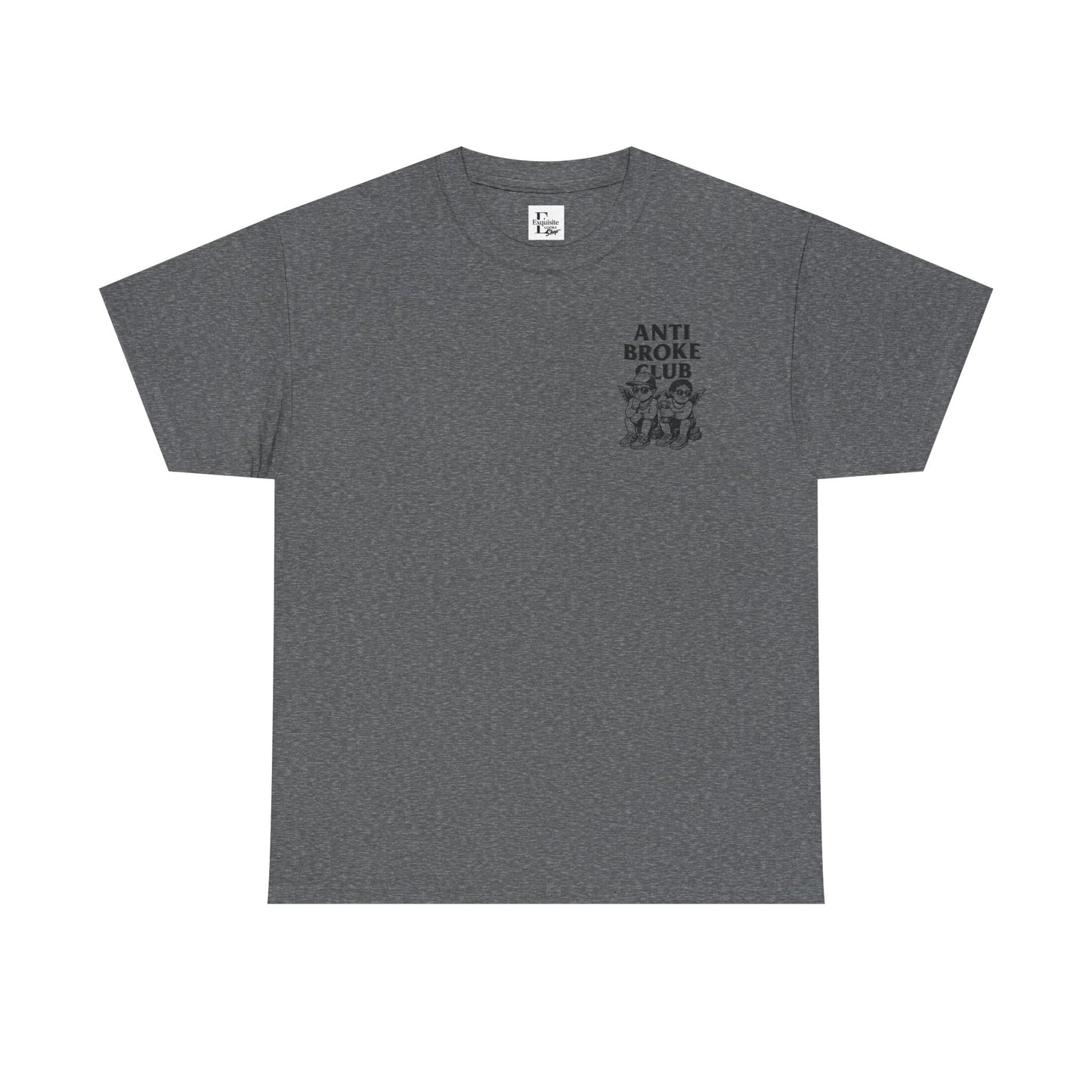 Anti Broke Club Graphic Tee, Casual Wear, Gift for Friends, Streetwear, Statement Shirt