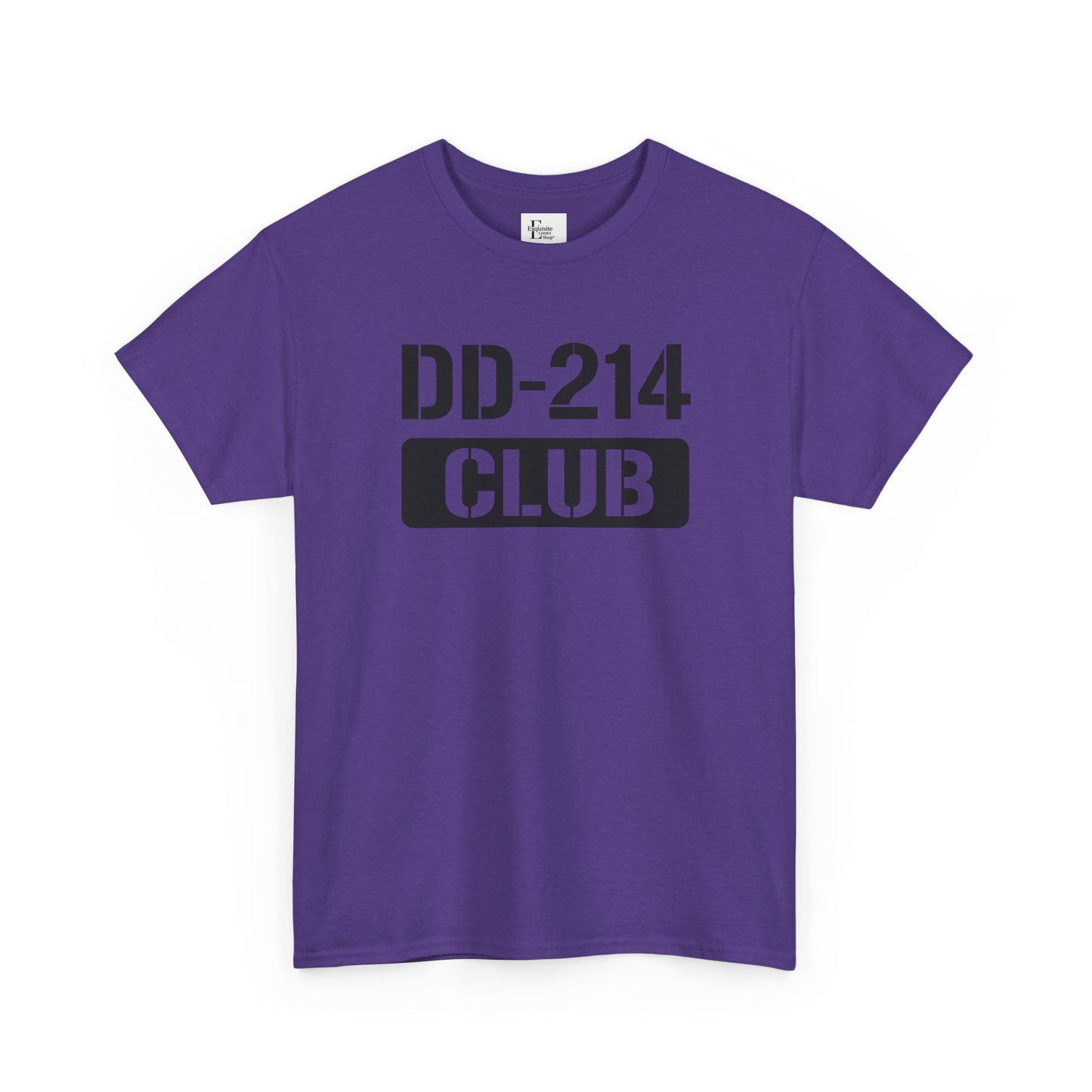 DD-214 Club Unisex Heavy Cotton Tee, Veterans Shirt, Patriotic T-Shirt, Casual Wear, Military Pride Apparel