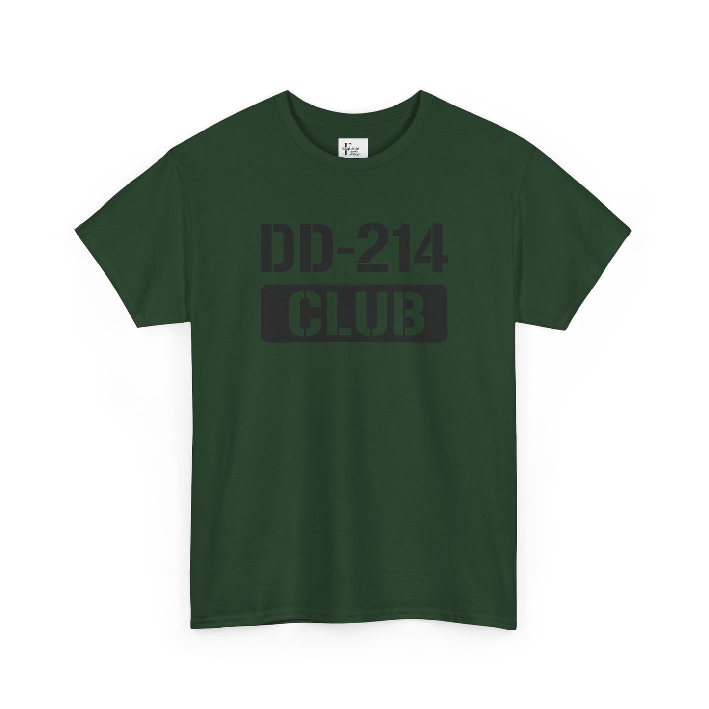 DD-214 Club Unisex Heavy Cotton Tee, Veterans Shirt, Patriotic T-Shirt, Casual Wear, Military Pride Apparel