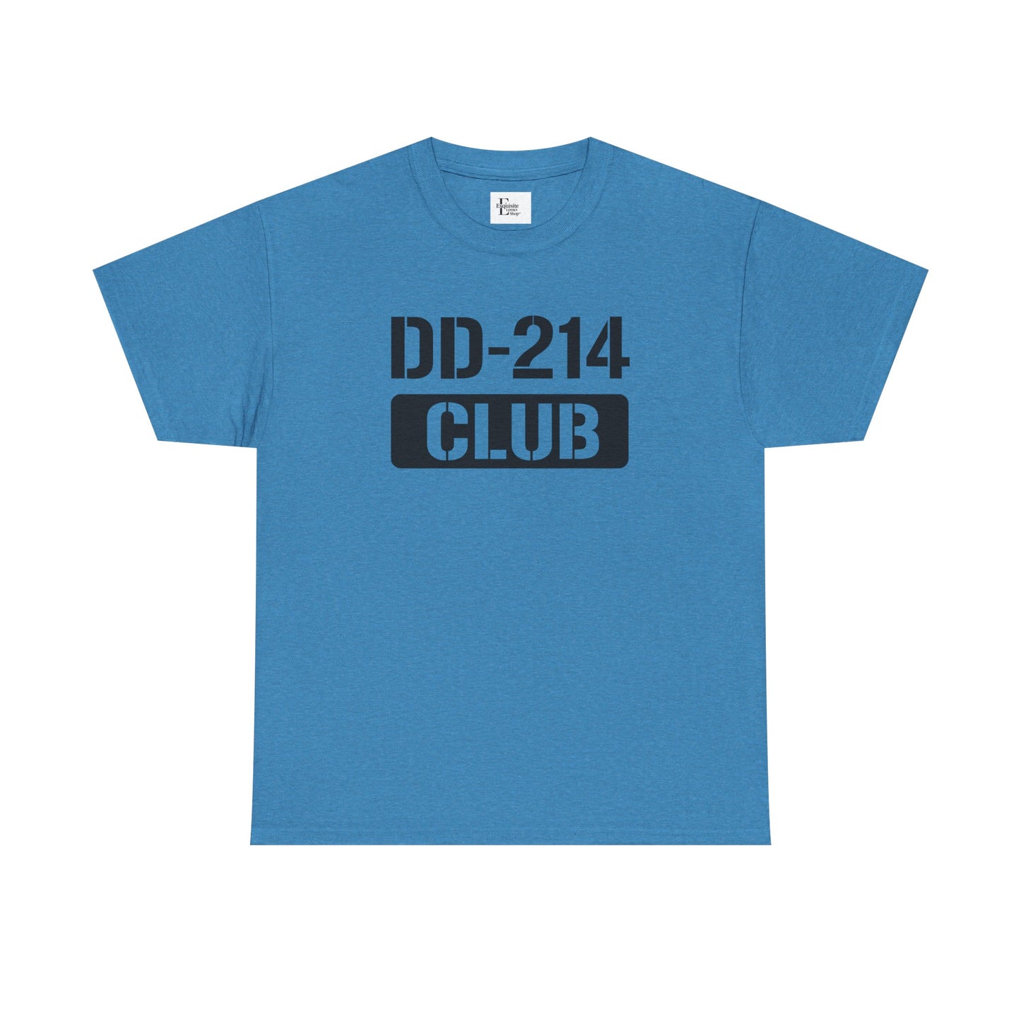 DD-214 Club Unisex Heavy Cotton Tee, Veterans Shirt, Patriotic T-Shirt, Casual Wear, Military Pride Apparel