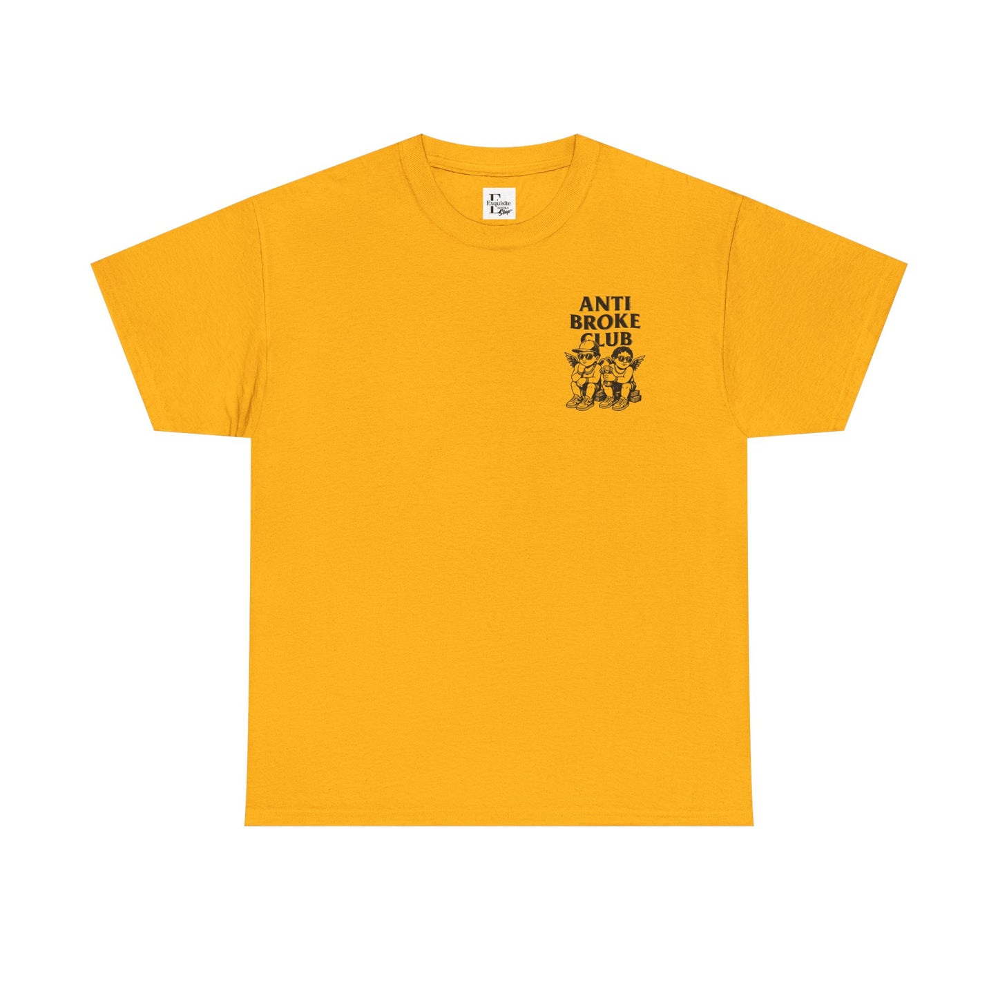 Anti Broke Club Graphic Tee, Casual Wear, Gift for Friends, Streetwear, Statement Shirt