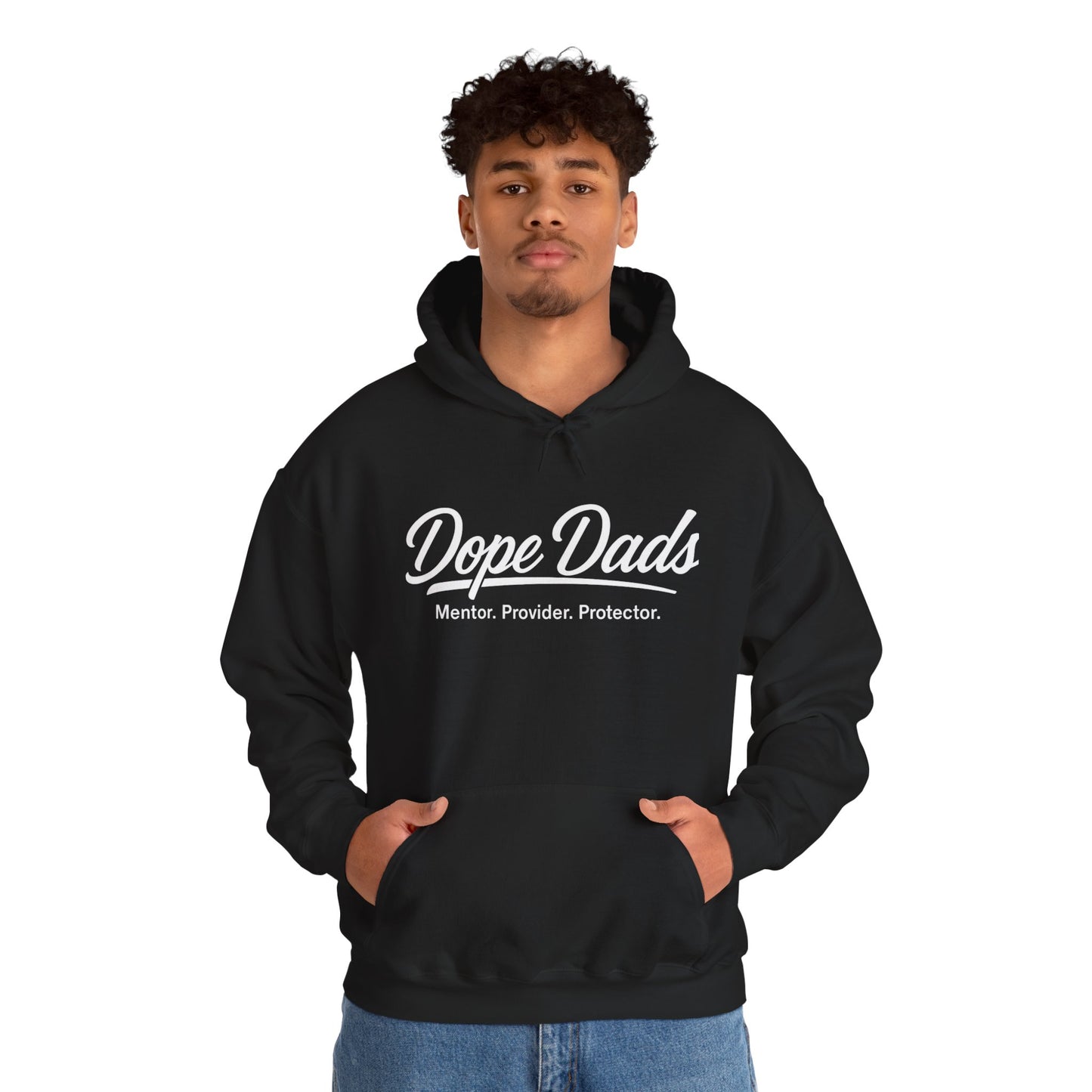 "Dope Dads: Mentor. Provider. Protector." Pullover for Proud Fathers, Father’s Day Gift