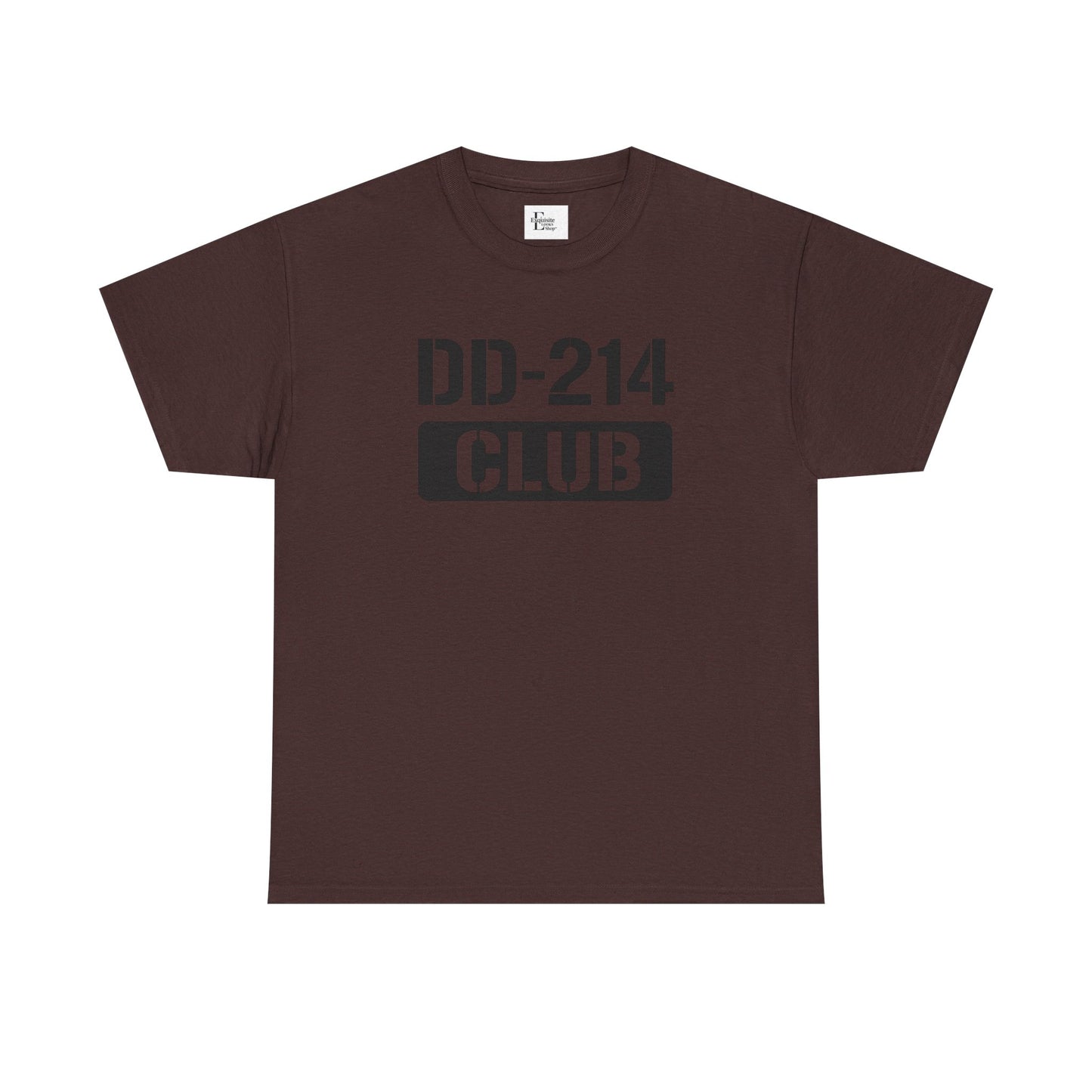 DD-214 Club Unisex Heavy Cotton Tee, Veterans Shirt, Patriotic T-Shirt, Casual Wear, Military Pride Apparel