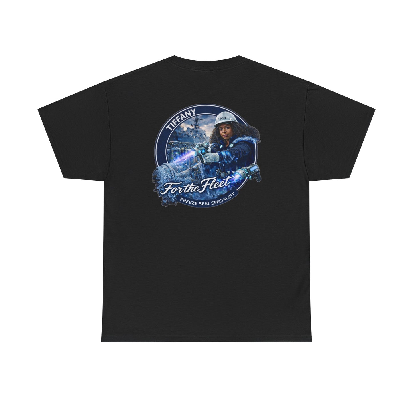 For the Fleet Tee — 'Tiffany' Space Pilot Graphic T-Shirt