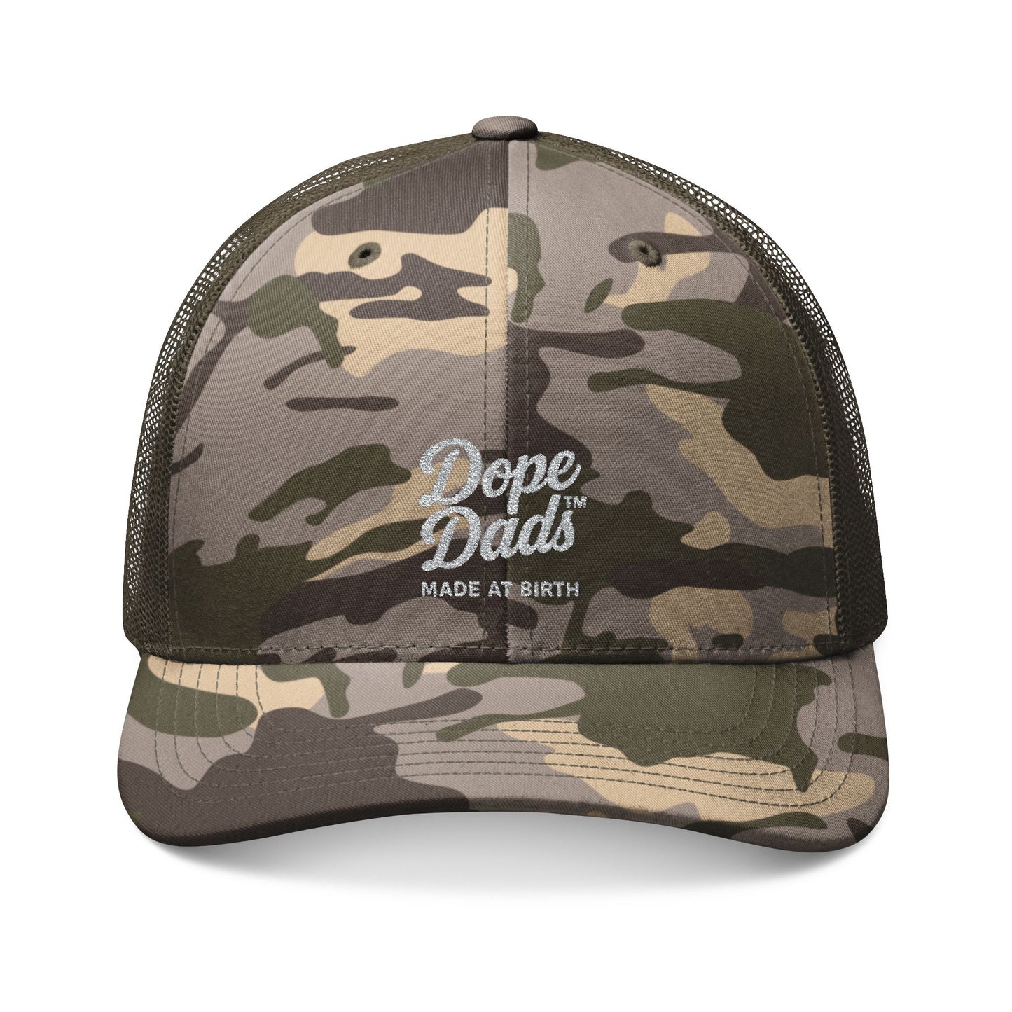 Dope dads Camouflage Trucker Hat for Dads