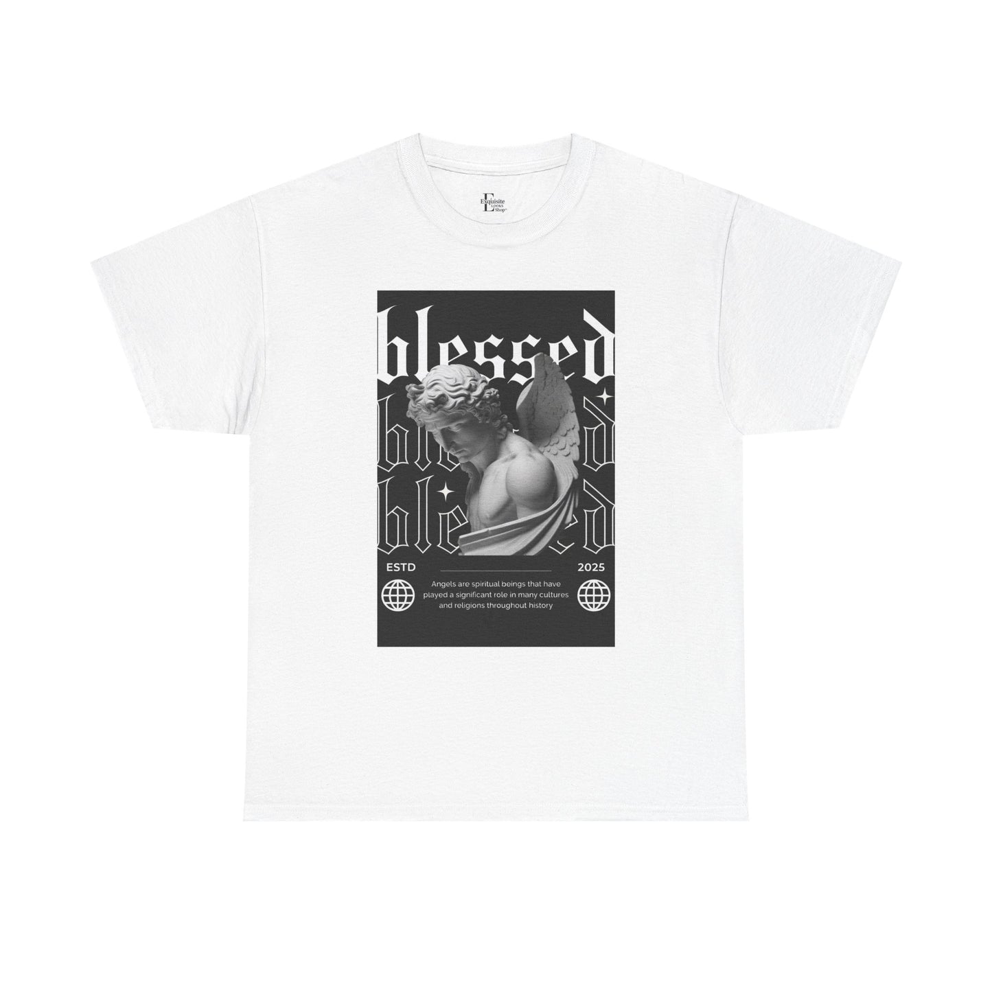Blessed Unisex Heavy Cotton Tee - Graphic T-Shirt