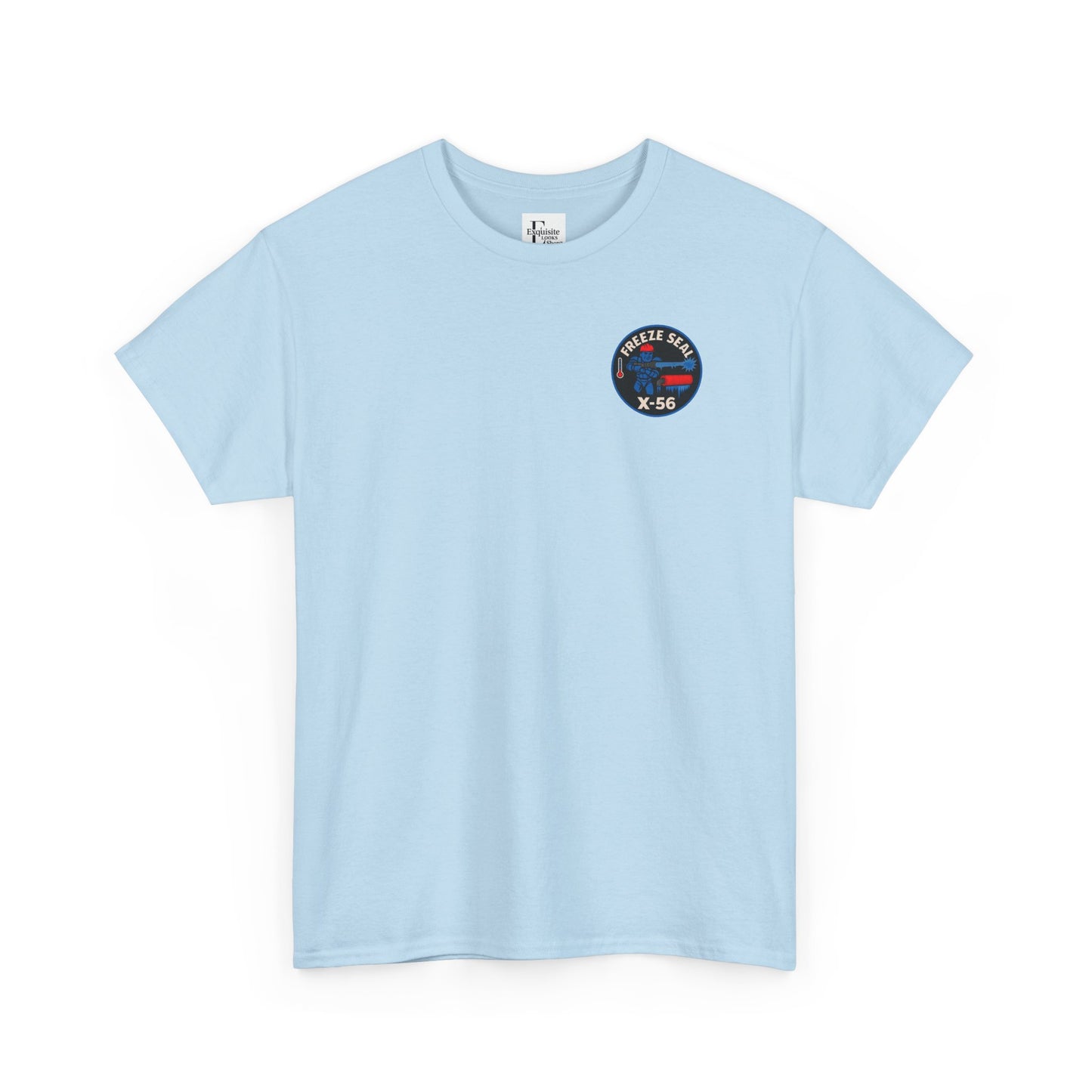 Freeze Seal worker red jacket t shirt  Unisex Cotton Tee