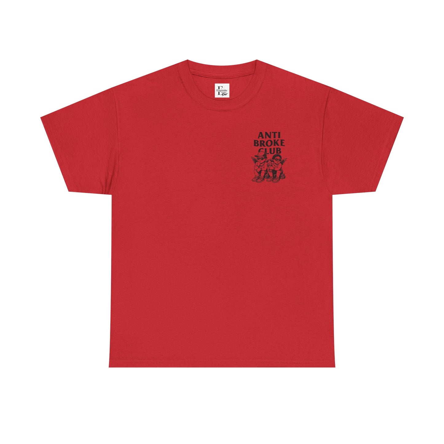 Anti Broke Club Graphic Tee, Casual Wear, Gift for Friends, Streetwear, Statement Shirt