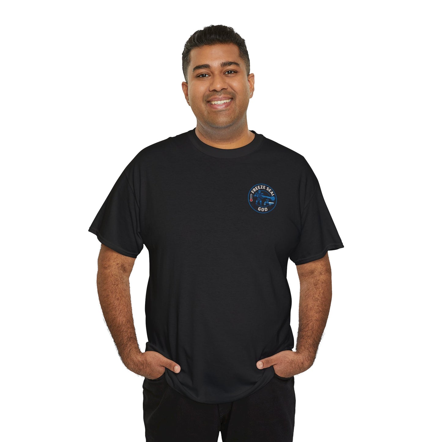 Freeze seal god logo unisex Heavy Cotton Tee