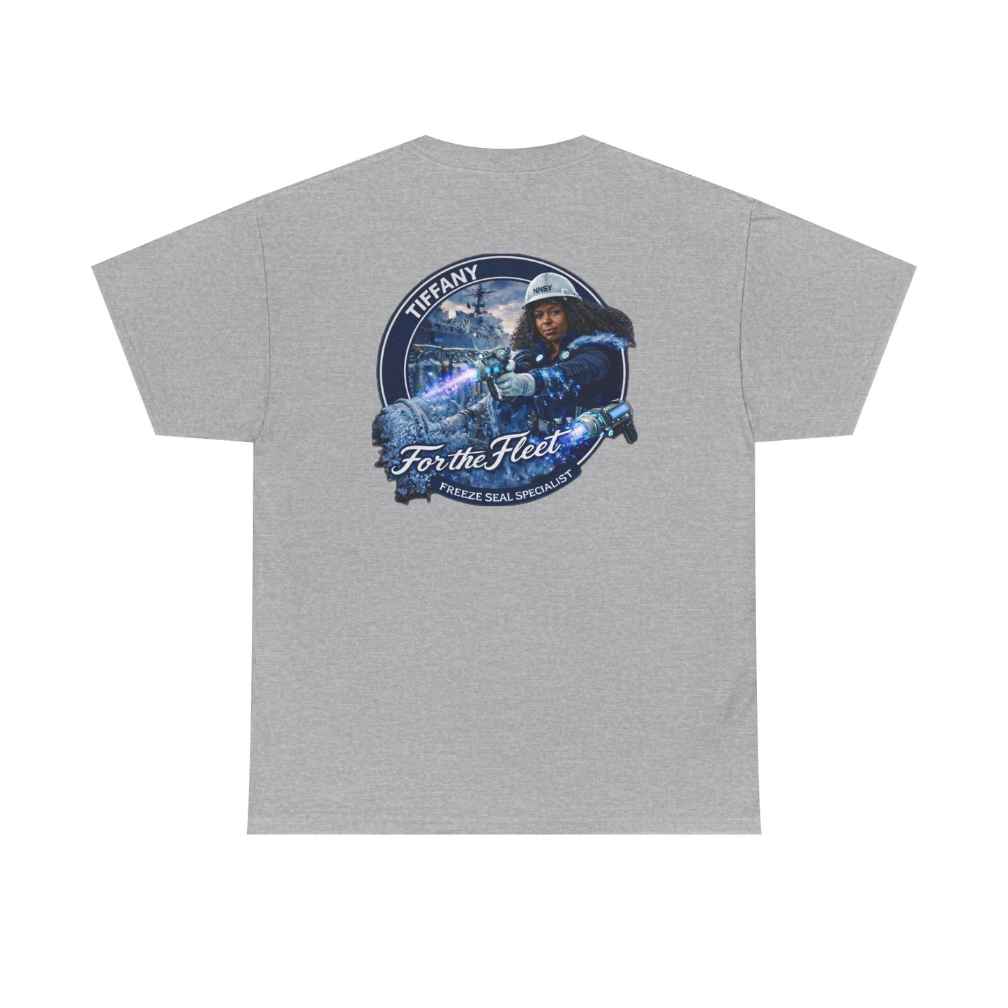 For the Fleet Tee — 'Tiffany' Space Pilot Graphic T-Shirt