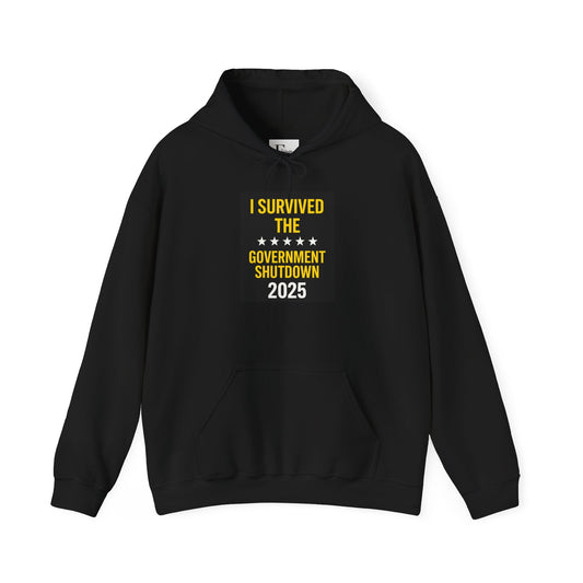 Multiple colored "I survived the goverment shutdown" Hoodie
